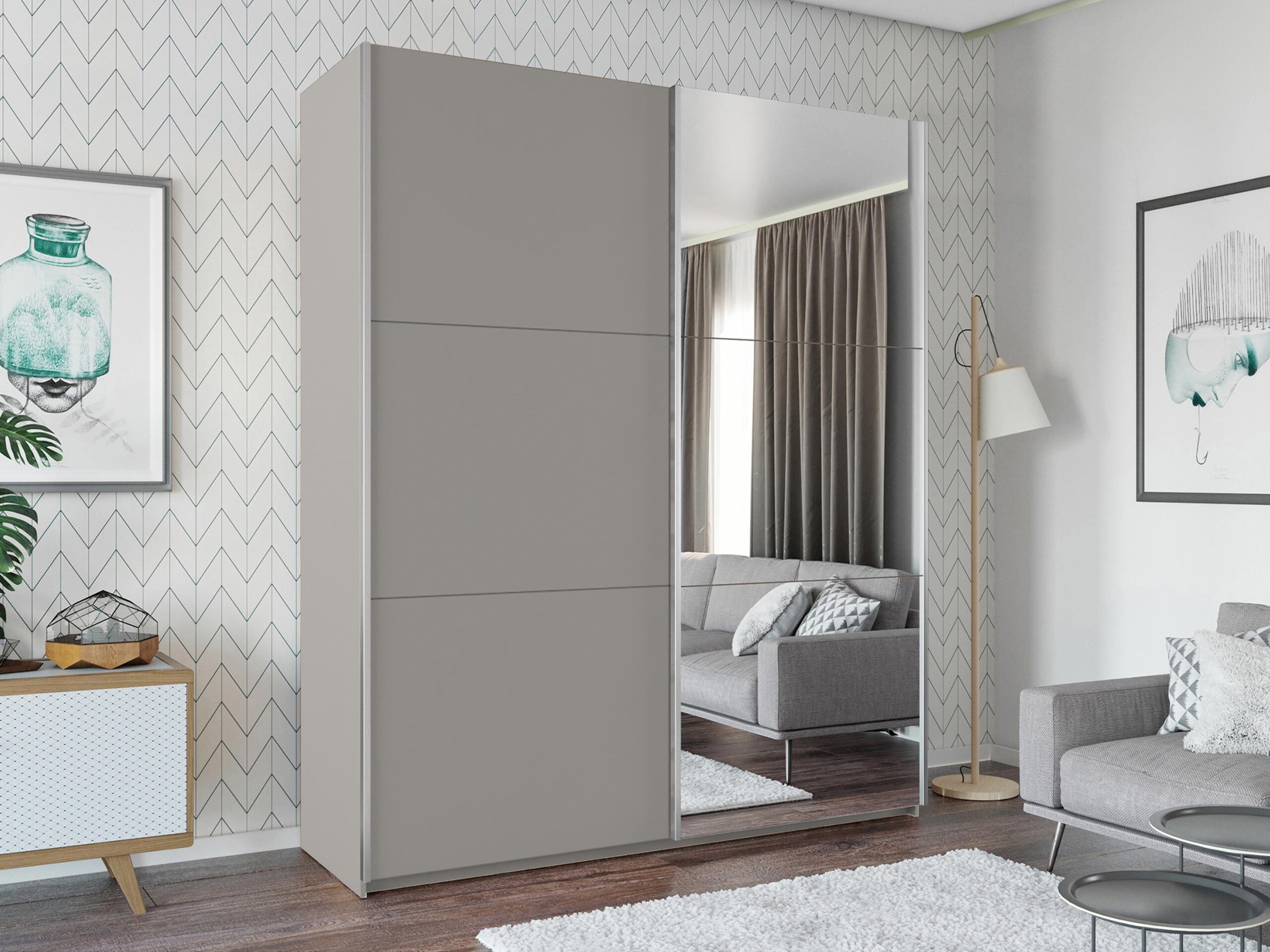 Armoire Honolulu 130 (Gris)