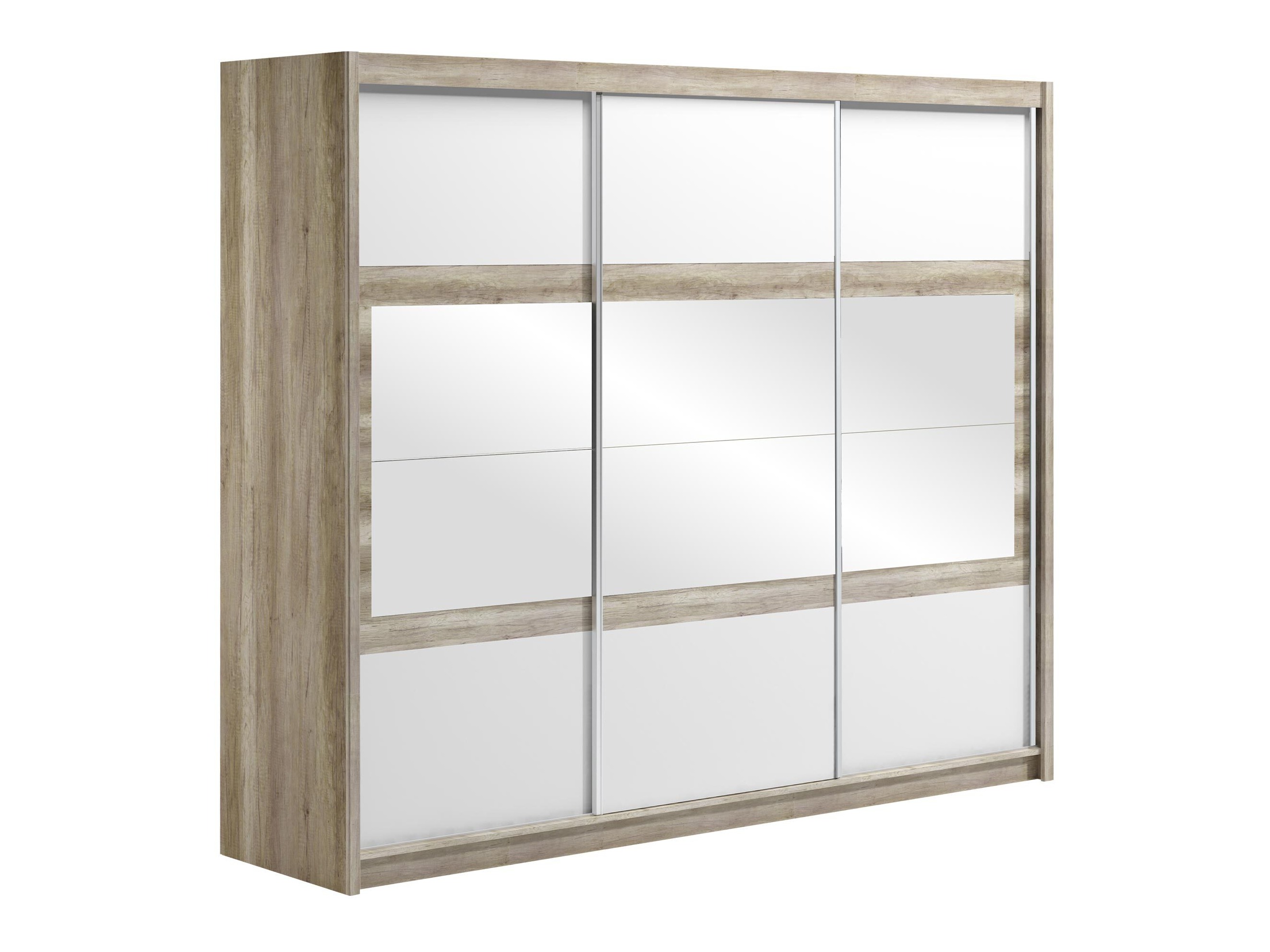 Armoire Honolulu 109 (Blanc + Canyon chêne)