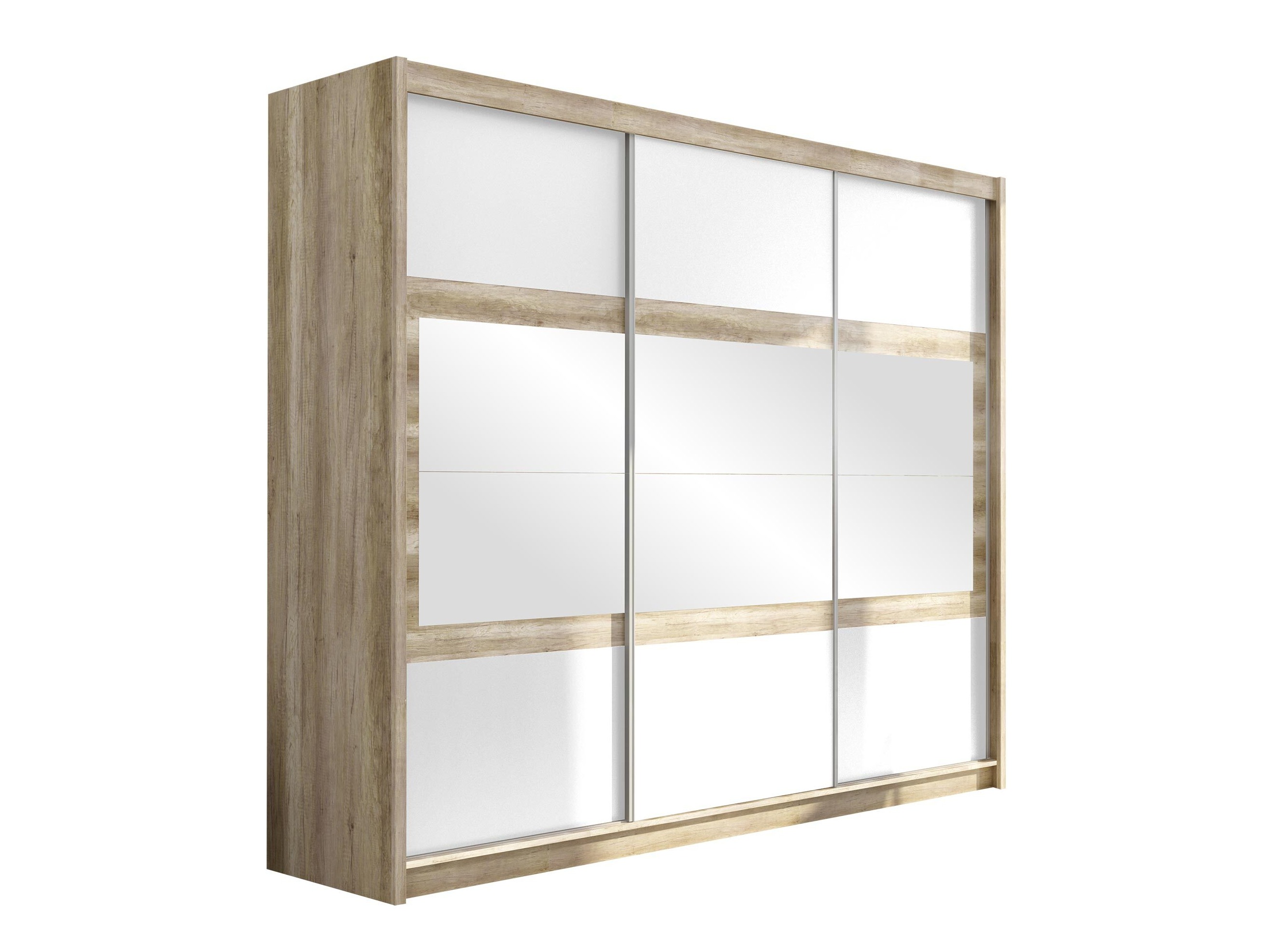 Armoire Honolulu 109 (Blanc + Canyon chêne)