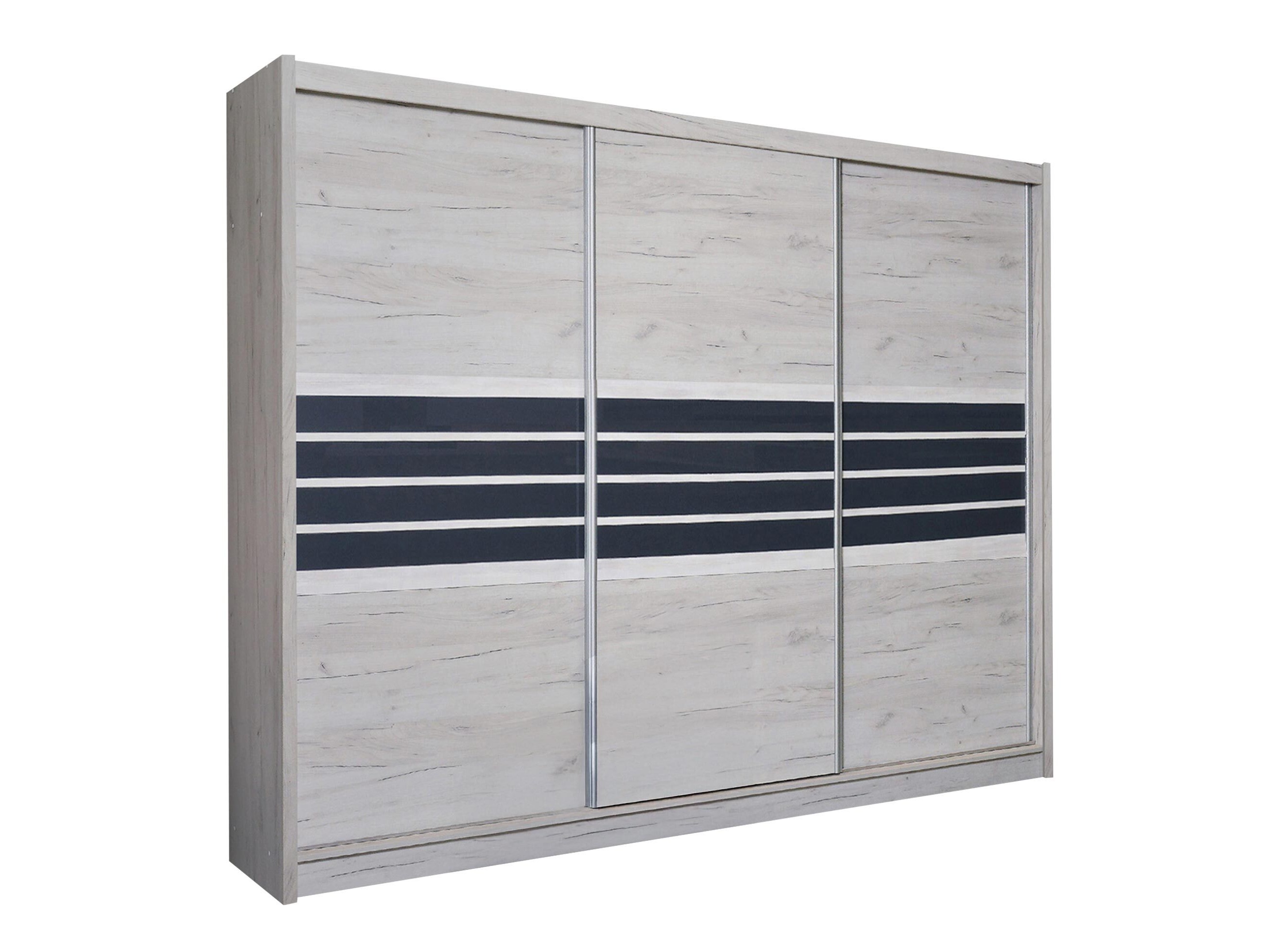 Armoire Honolulu 116 (Chêne gris+ Graphite)