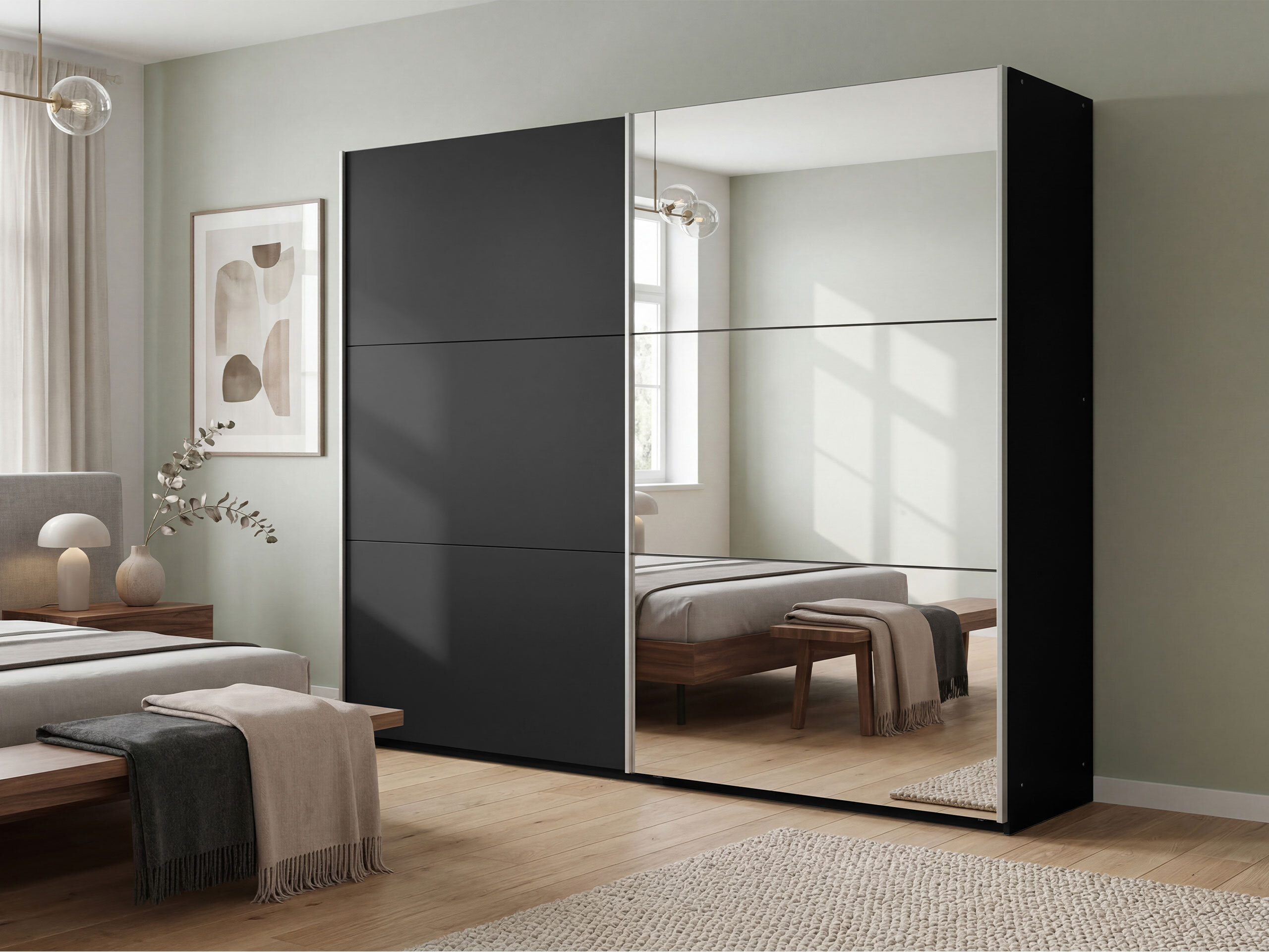 Armoire Honolulu 126 (Noir)