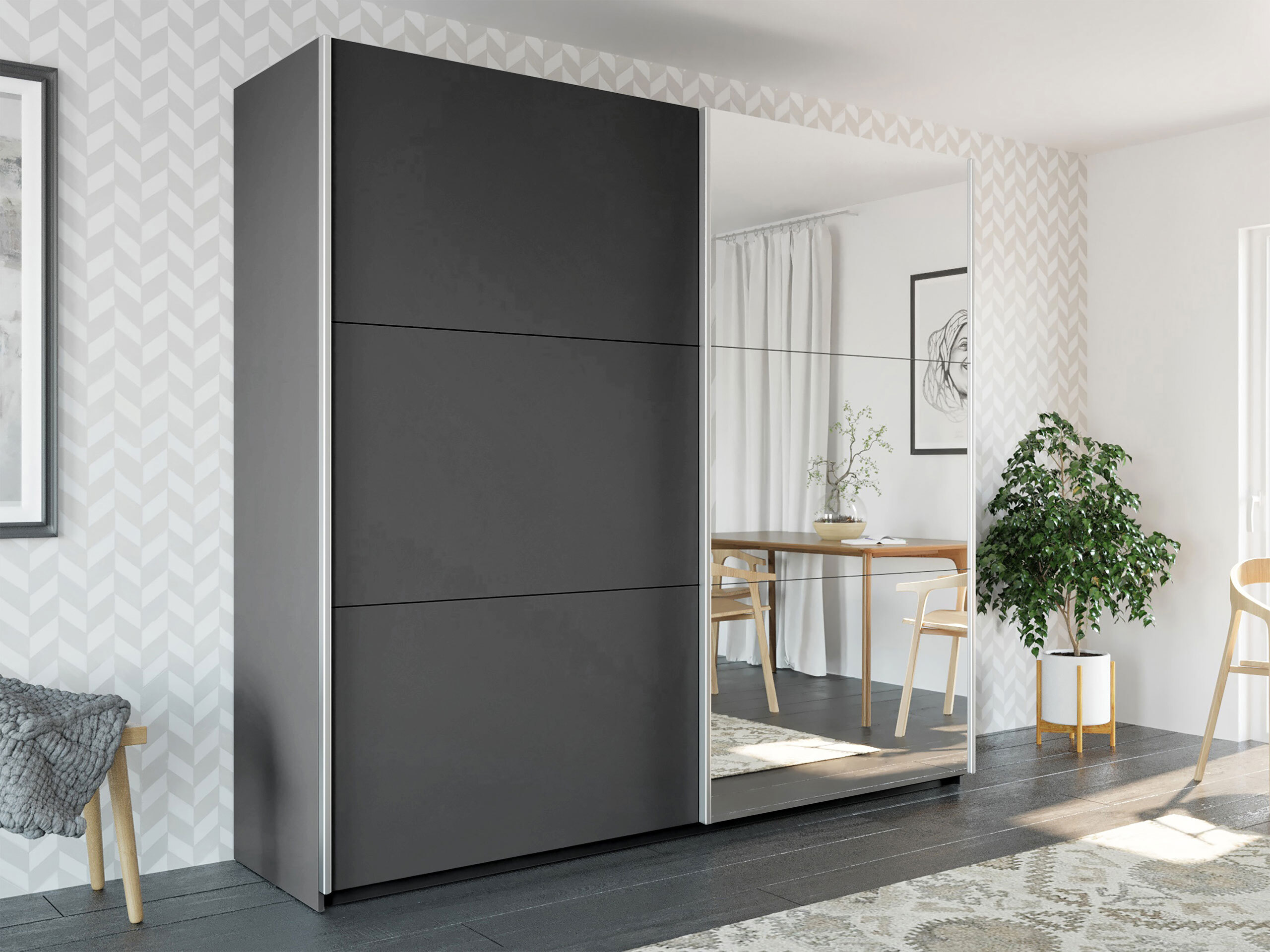 Armoire Honolulu 204 (Graphite)