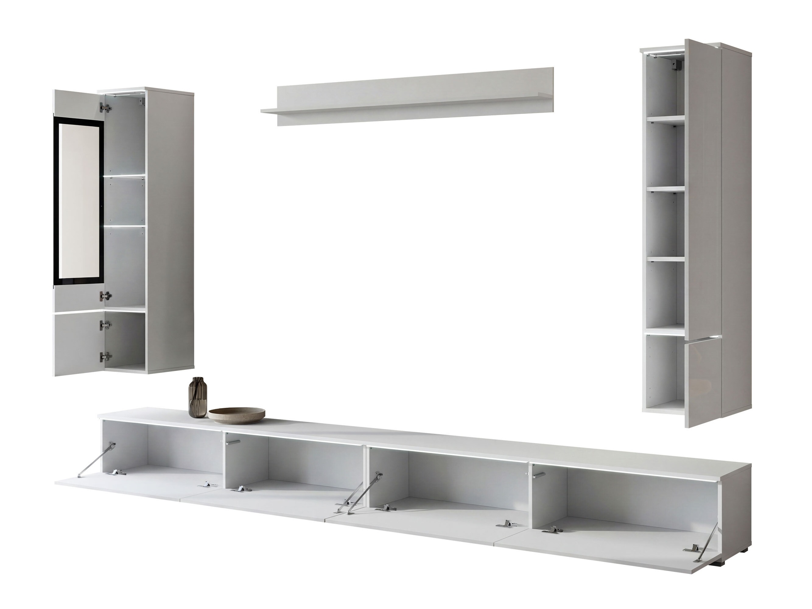 Ensemble de salon Mirfivo 110 (Noir)