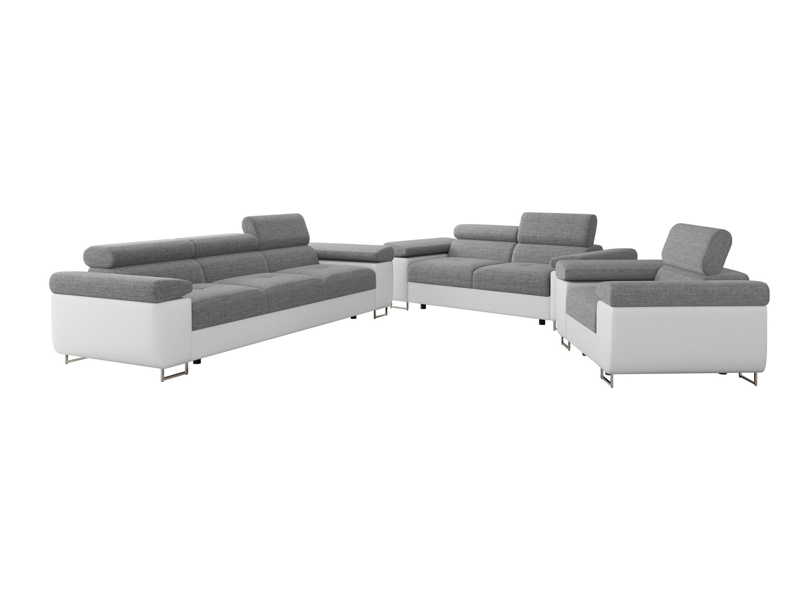 Ensemble de canapés Comfivo Vinetum (Soft 017 + Lux 05)