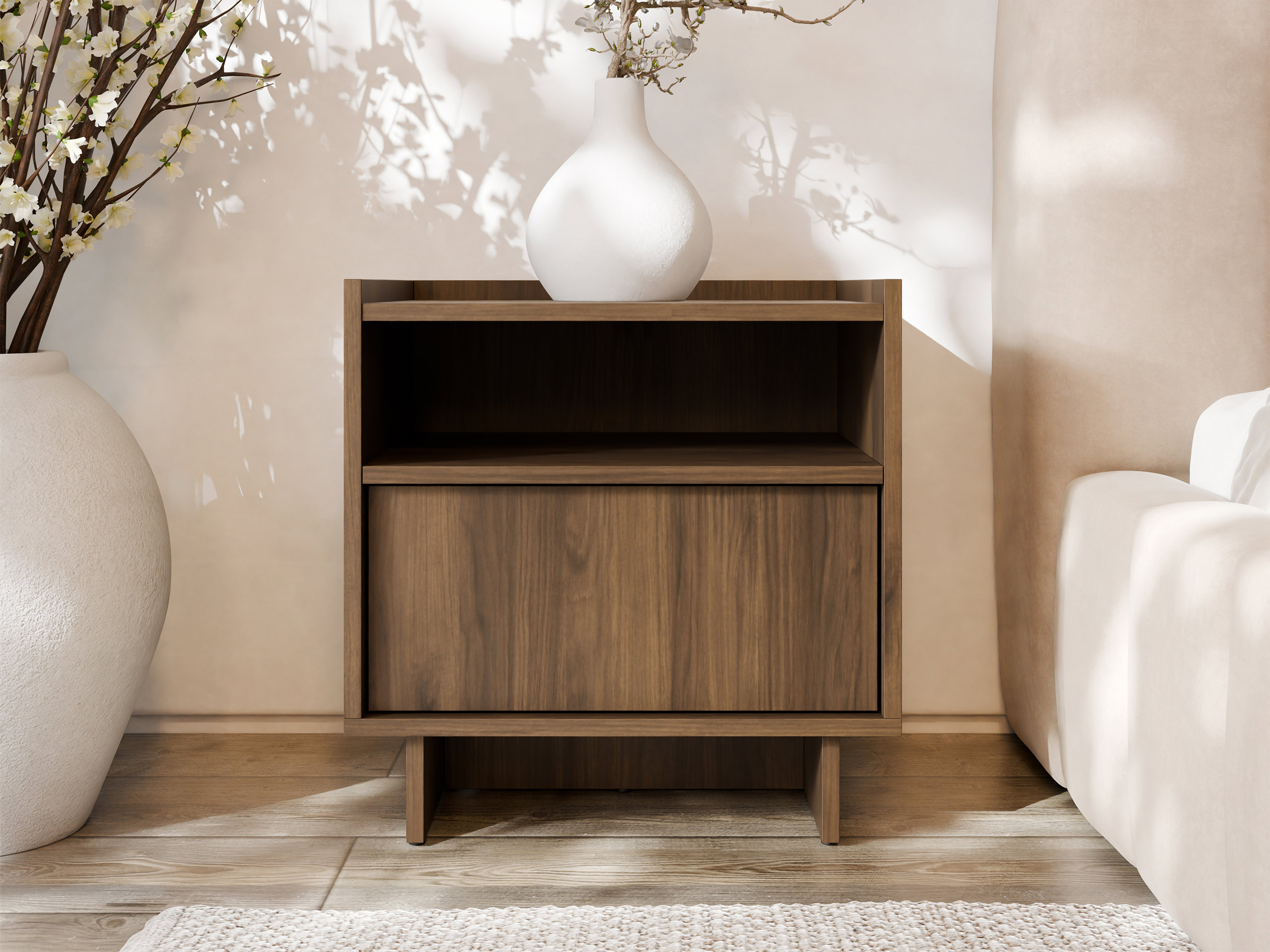 Table de chevet Pirum (Noyer)