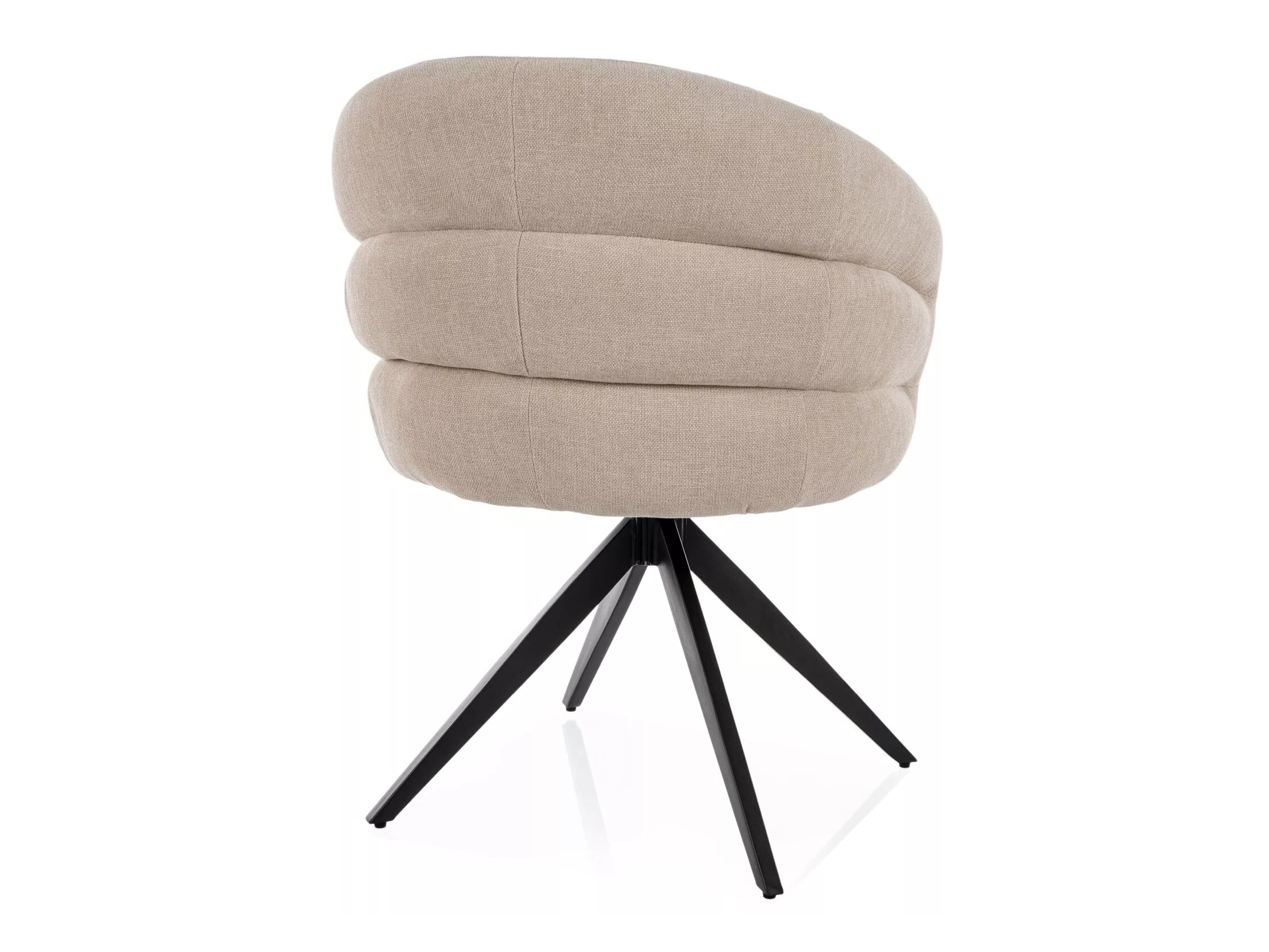 Chaise Detroit 953 (Beige clair + Noir)