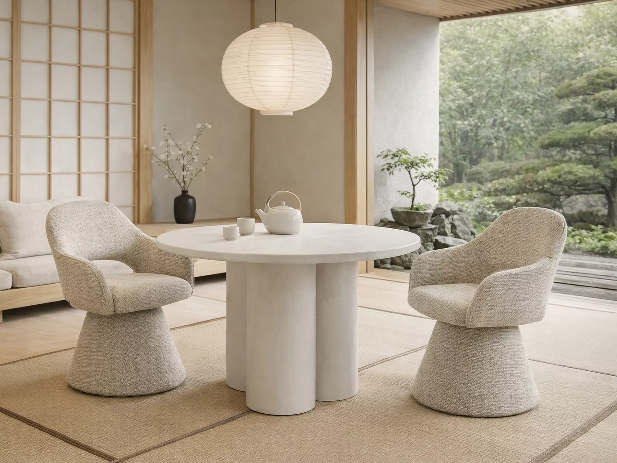 Table Detroit 962 (Blanc écru)
