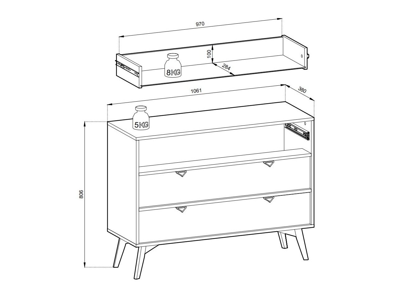 Commode Lima 137