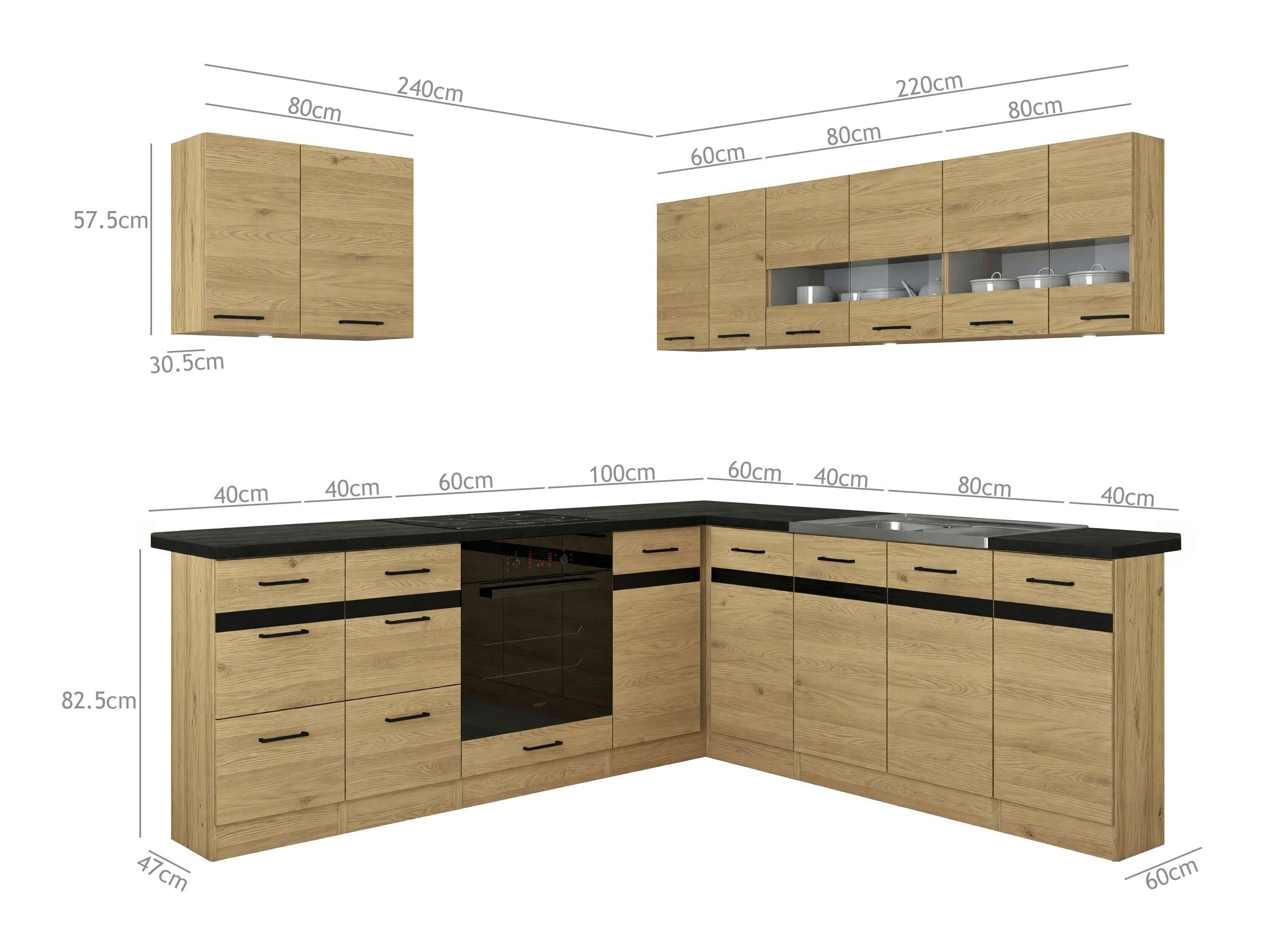 Cuisine complète modulaire Berna 123