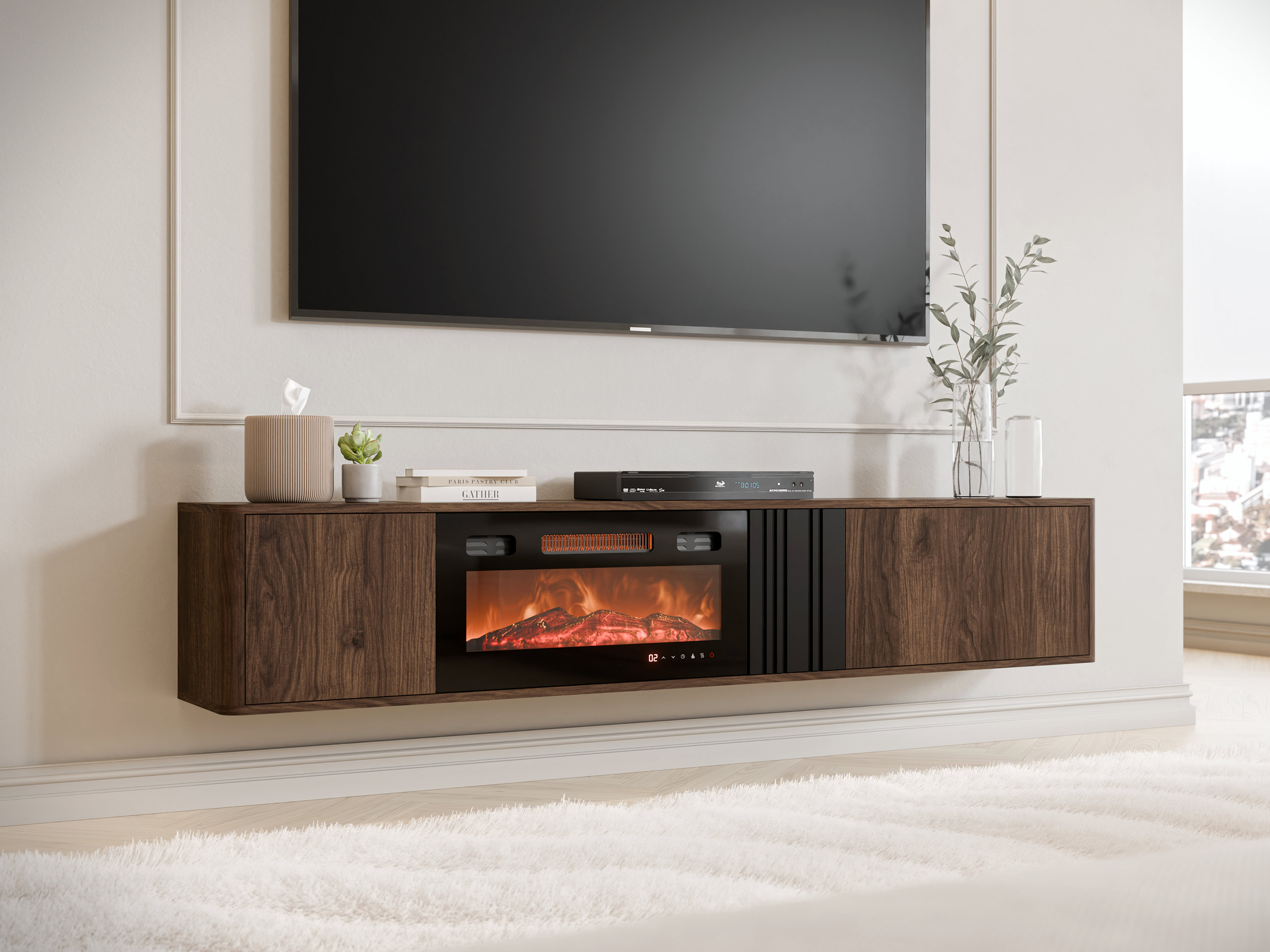 Meuble TV Oratio IV (Noyer)