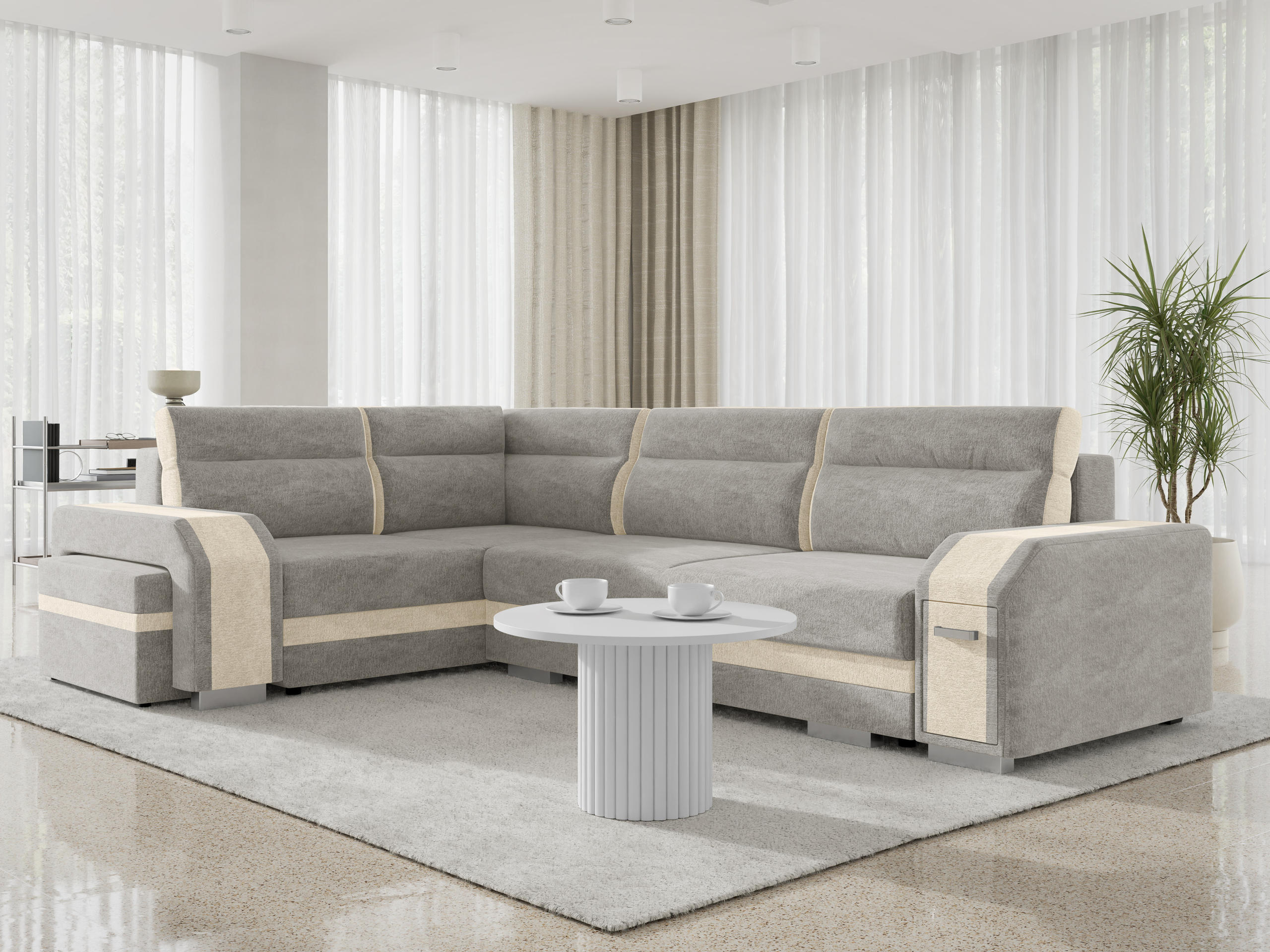 Canapé d'angle Kingsport 117 (Nazar 225.03 + Nazar 225.01)