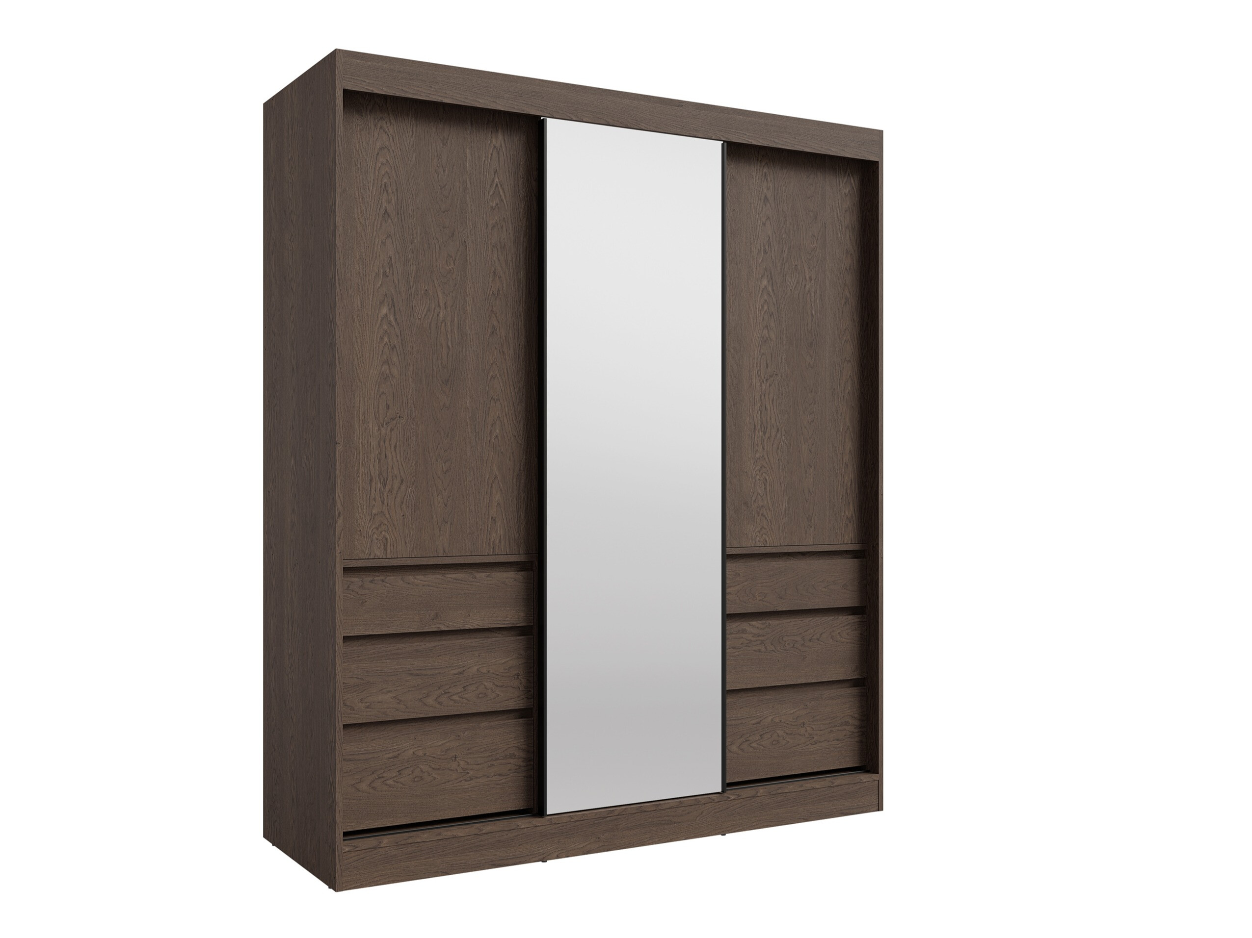 Armoire Toledo 120 (Chêne foncé)