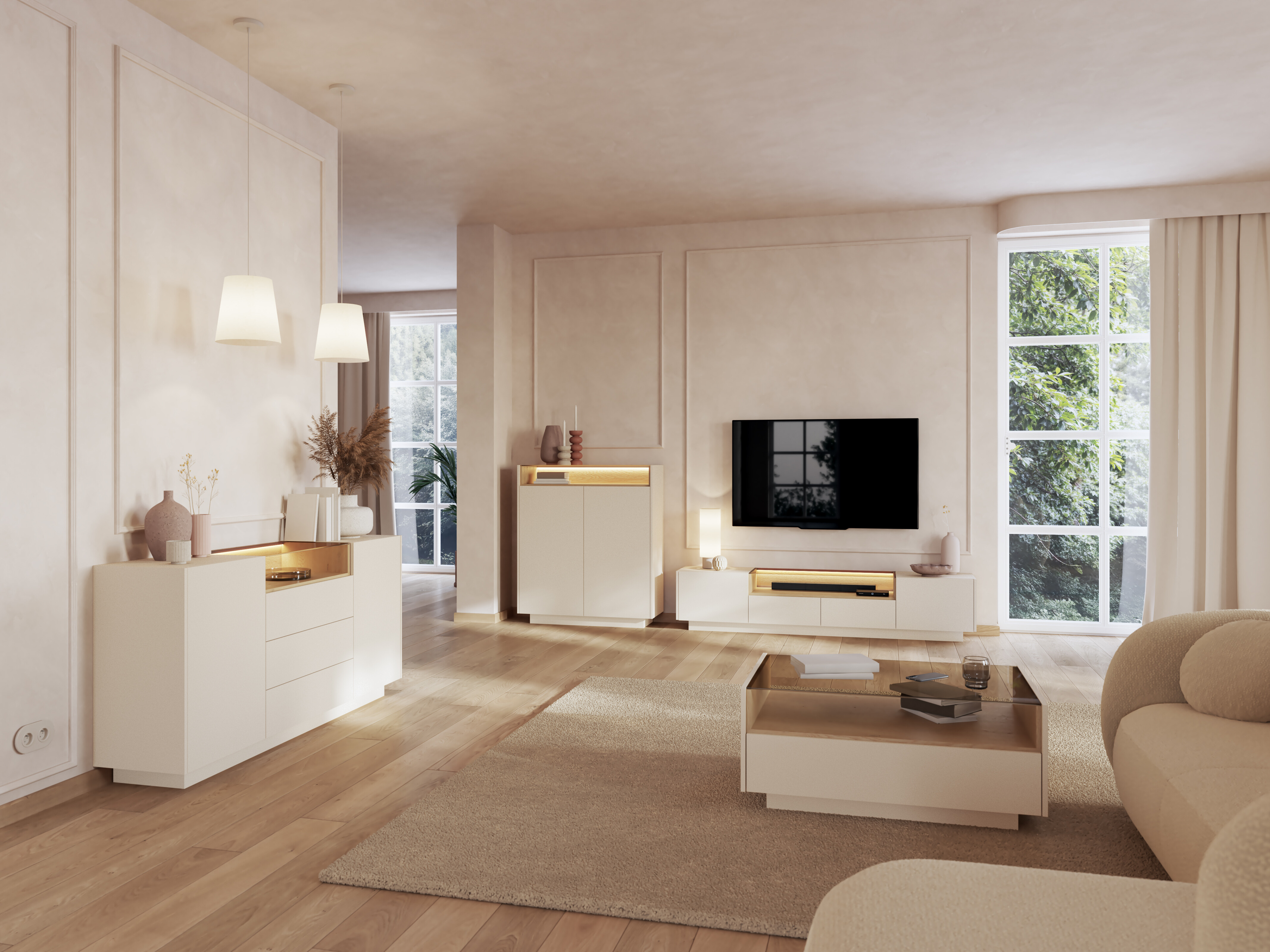 Commode Salmeli 100 (Beige)