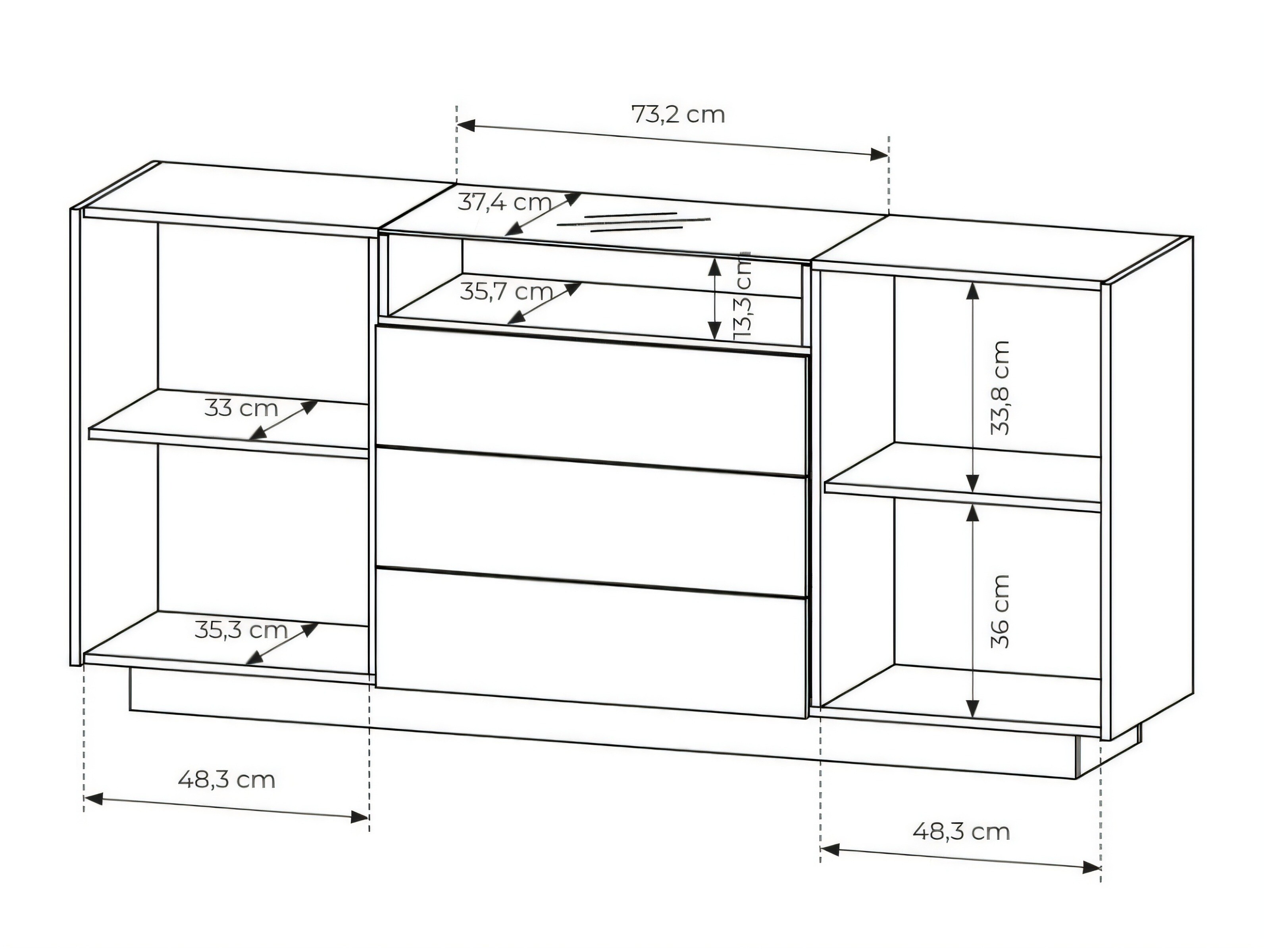 Commode Salmeli 100 (Beige)