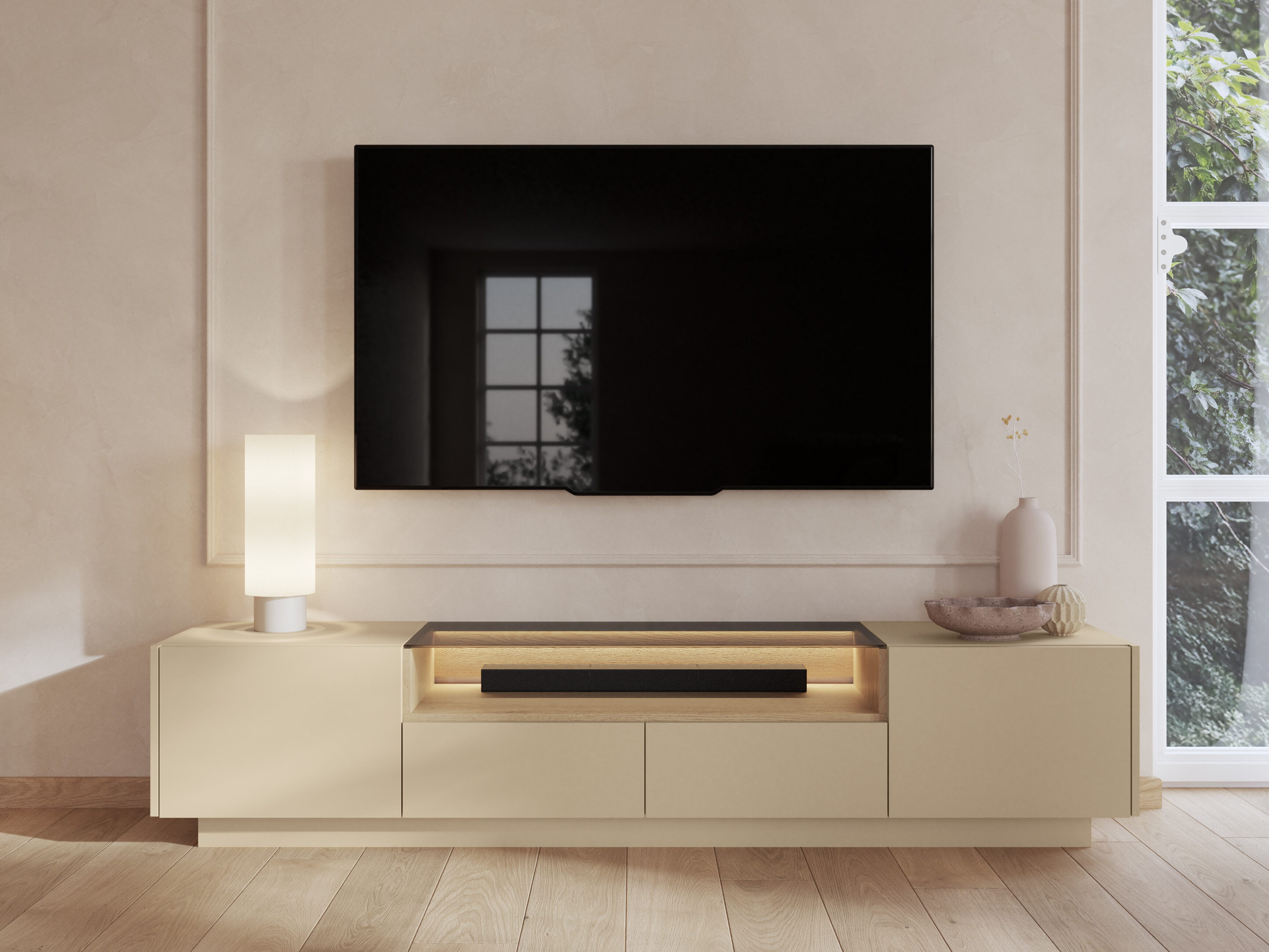 Meuble TV Salmeli 101 (Cappuccino)