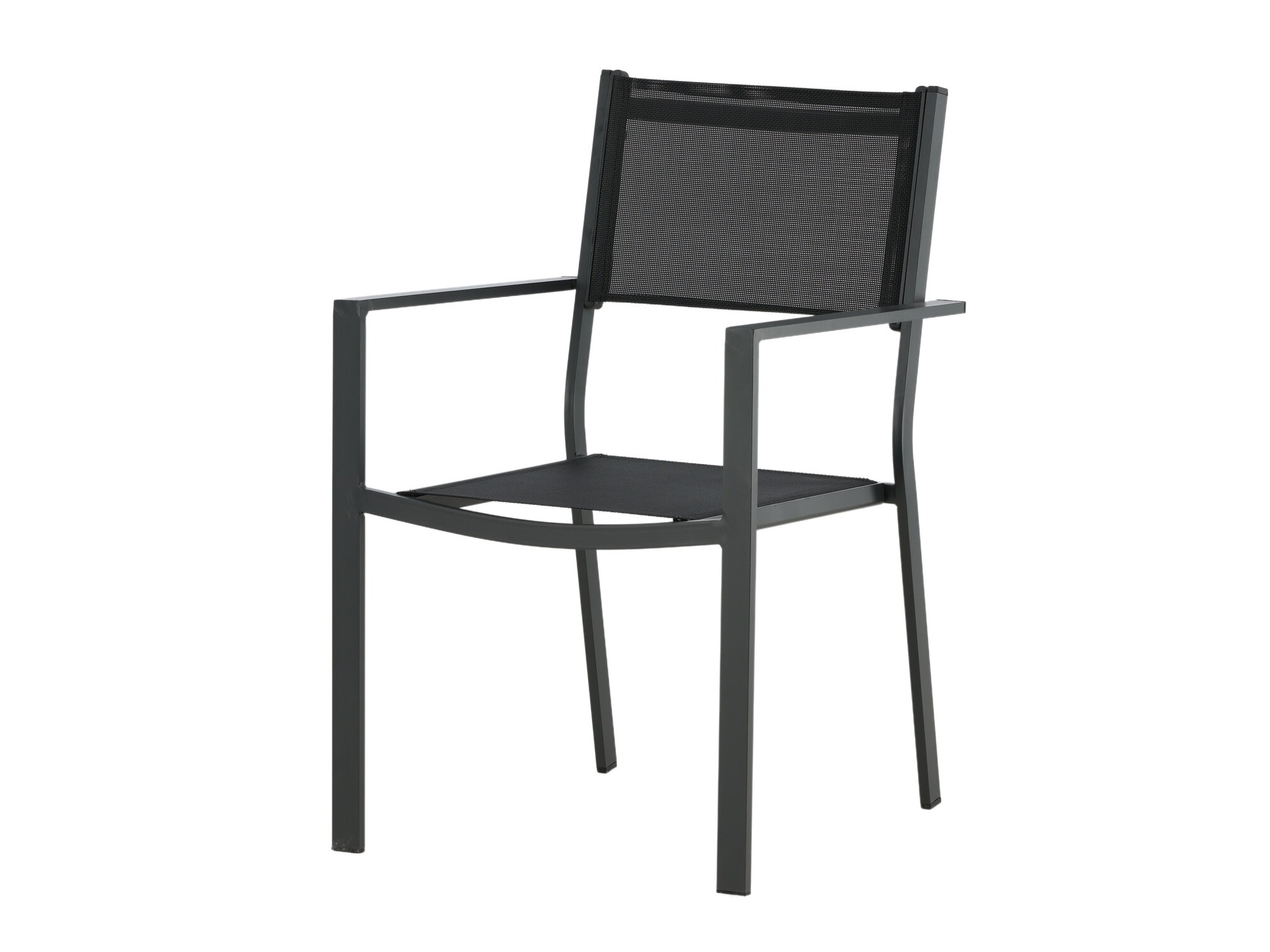 Chaise de jardin Dallas 746 (Noir + Gris clair)