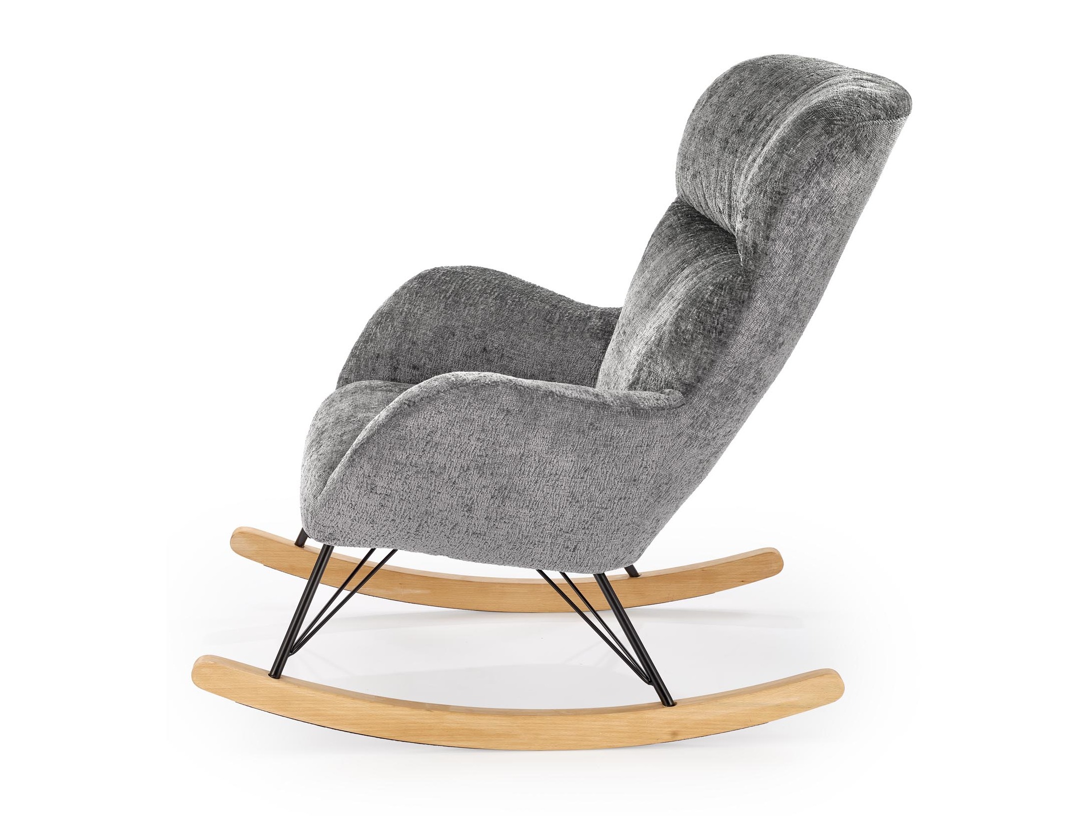 Chaise à bascule Houston 1594 (Gris)
