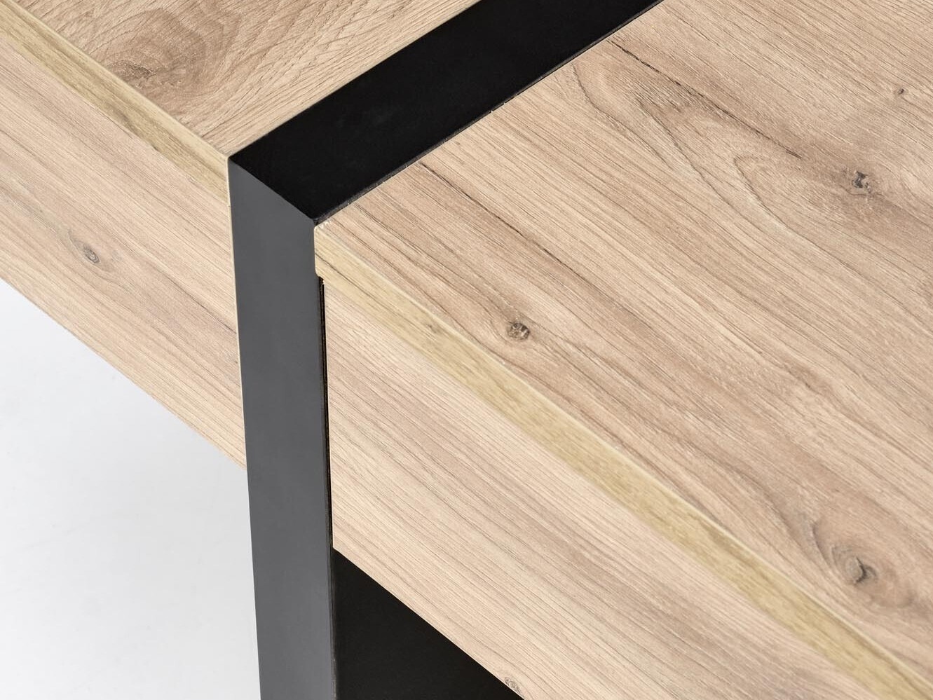 Table basse Houston 1698 (Craft chêne + Noir)