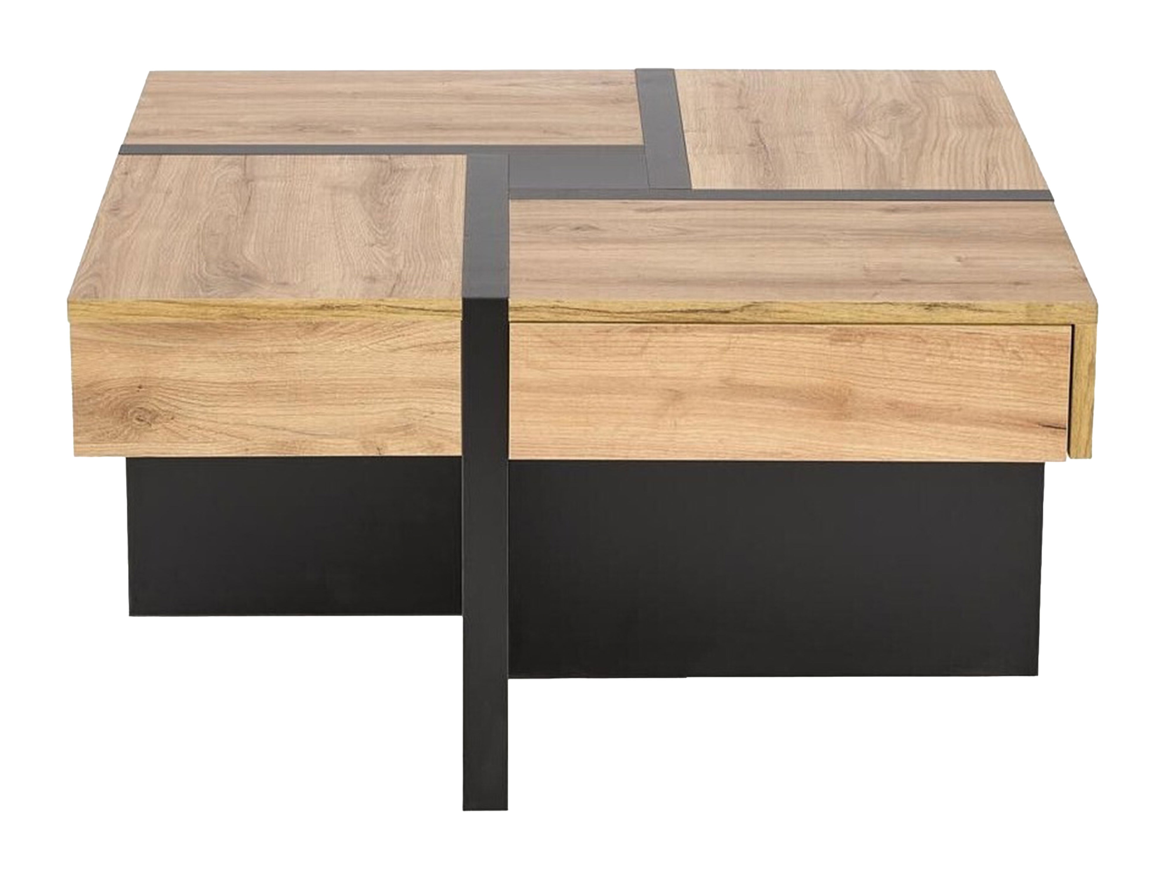 Table basse Houston 1698 (Craft chêne + Noir)