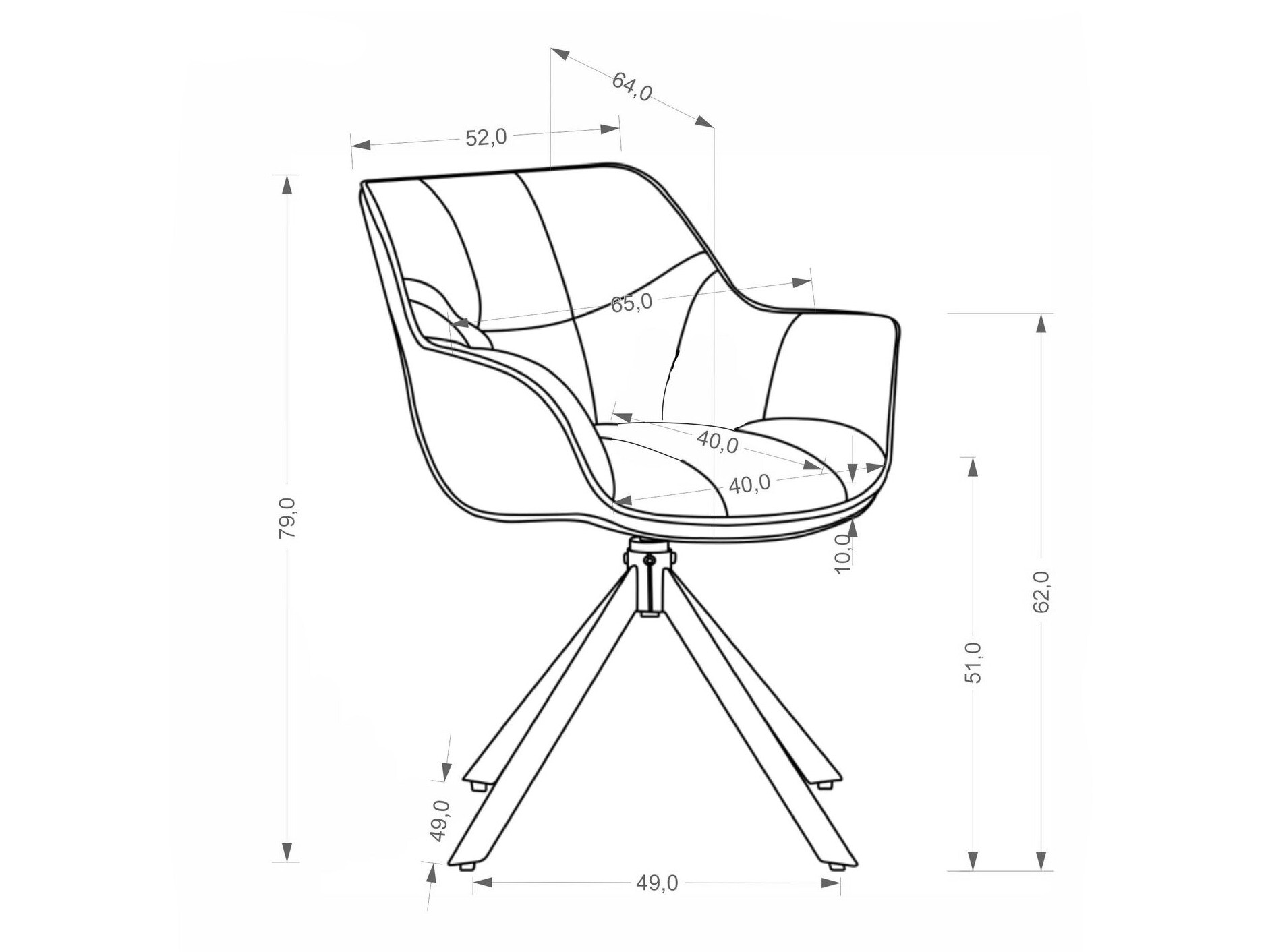Chaise Houston 2155 (Mavel 14)