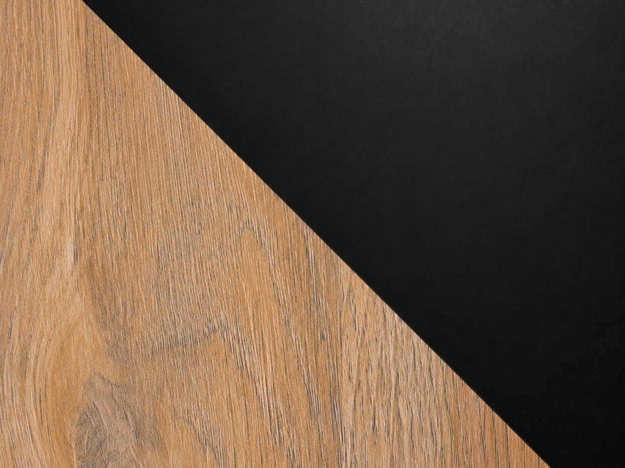 Table Victorville 378 (Chêne wotan + Noir)