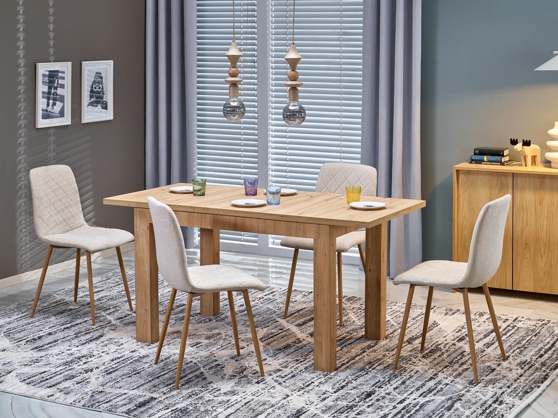 Table Houston 2165 (Chêne Artisan)