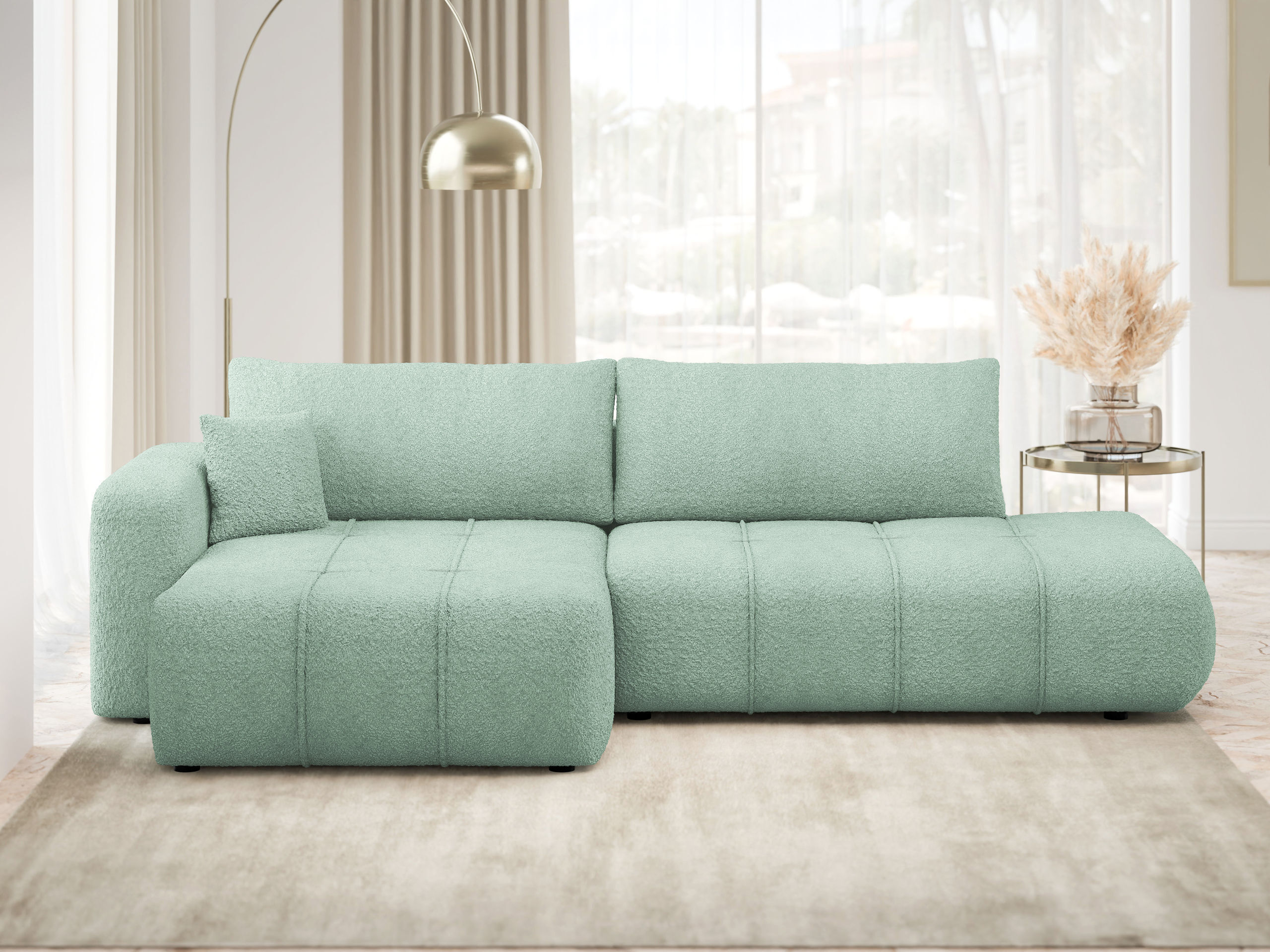 Canapé d'angle Comfivo Laurus III (Coral 55)