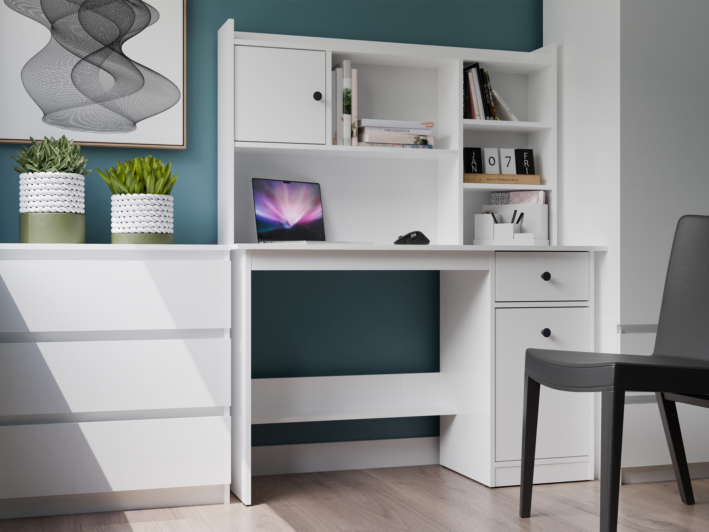Bureau Mandeville 376 (Blanc)