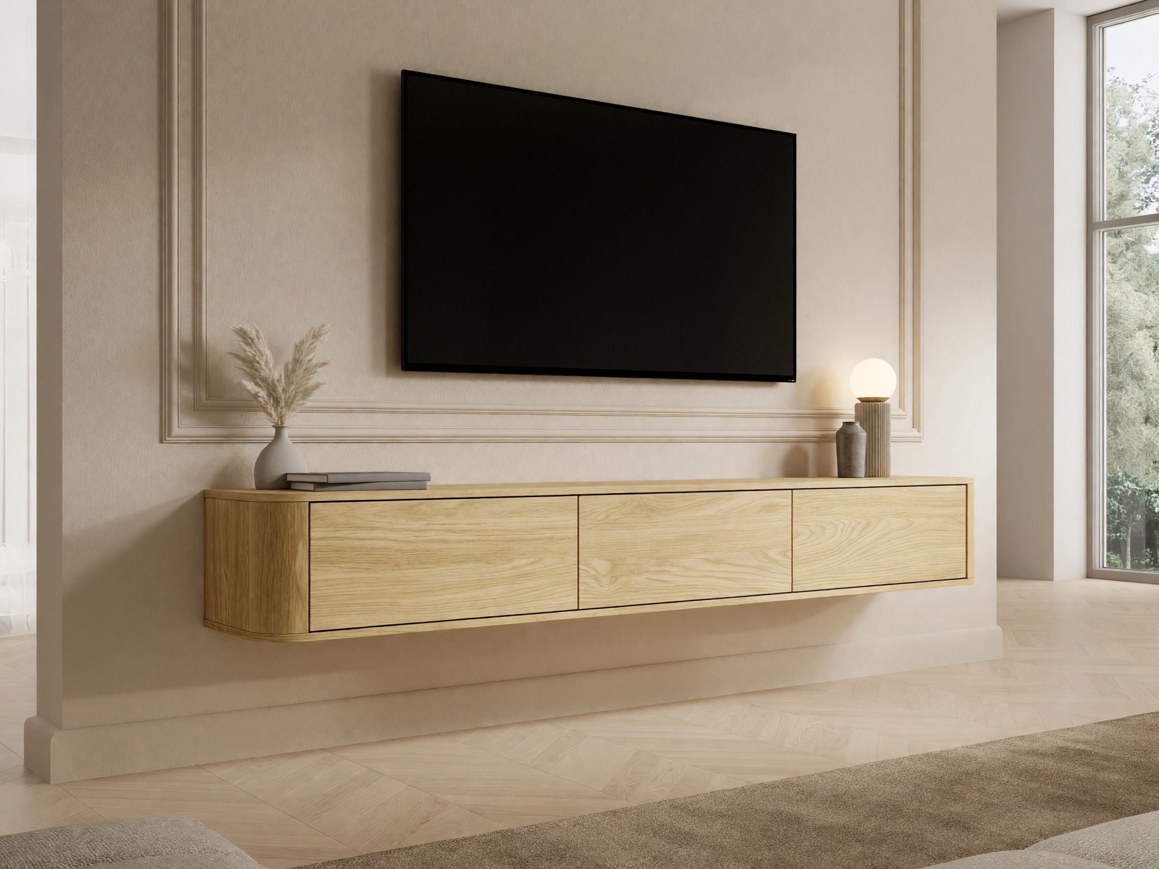 Meuble TV Claritas (Chêne)