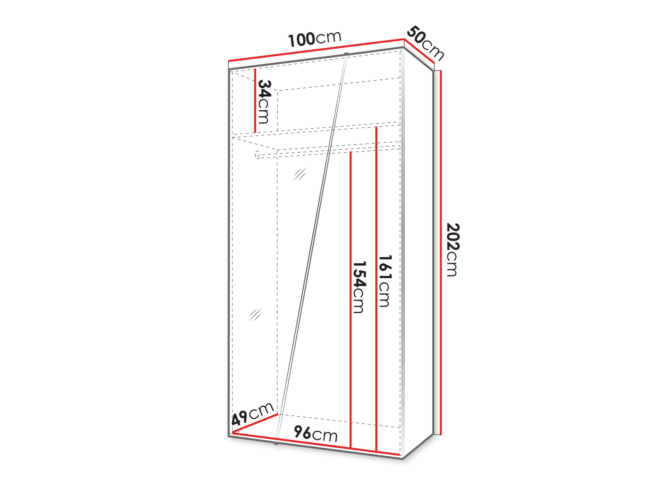 Armoire Hartford 633 (Blanc)