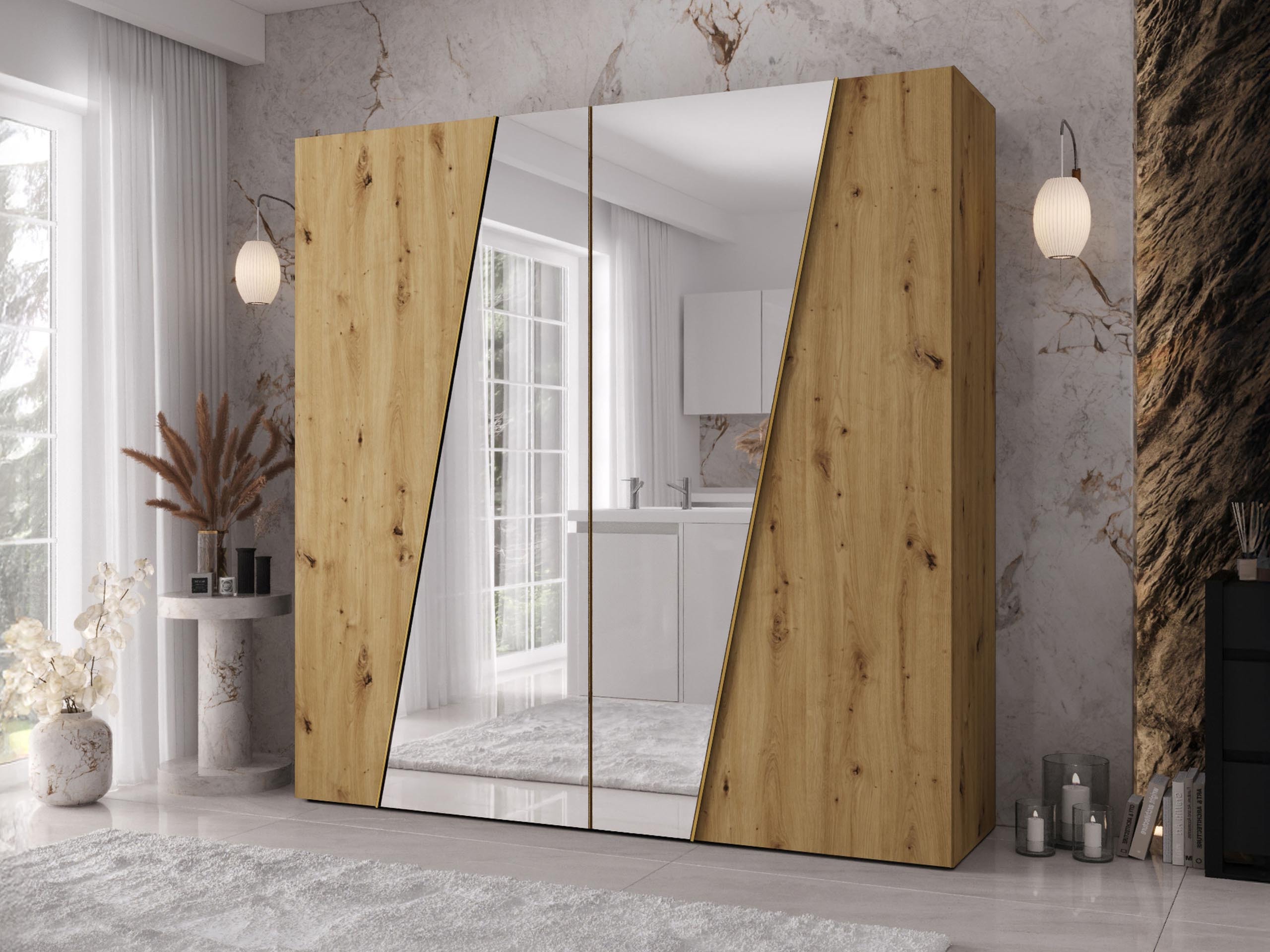 Armoire Hartford 635 (Chêne Artisan)