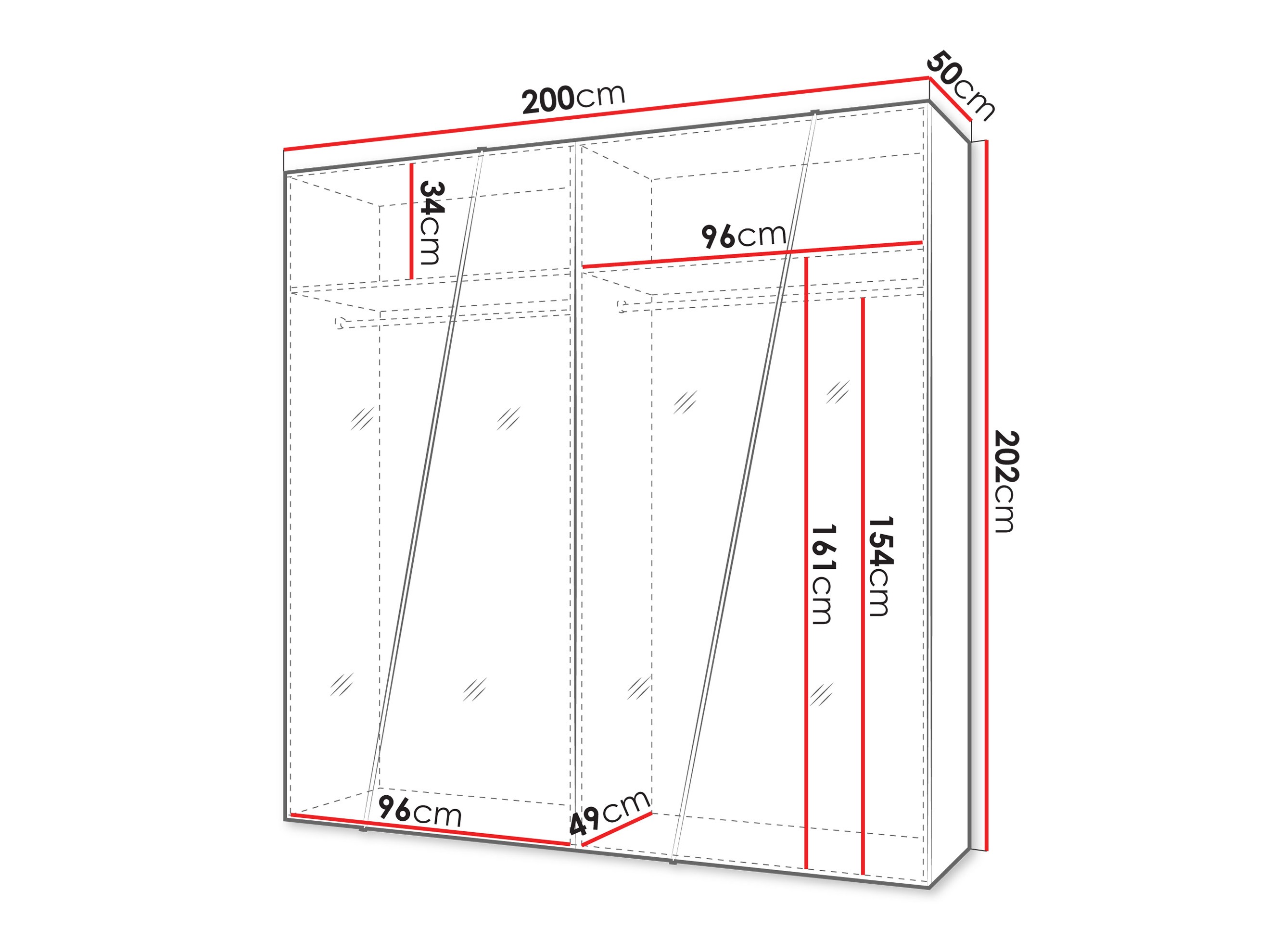 Armoire Hartford 636 (Cachemire)