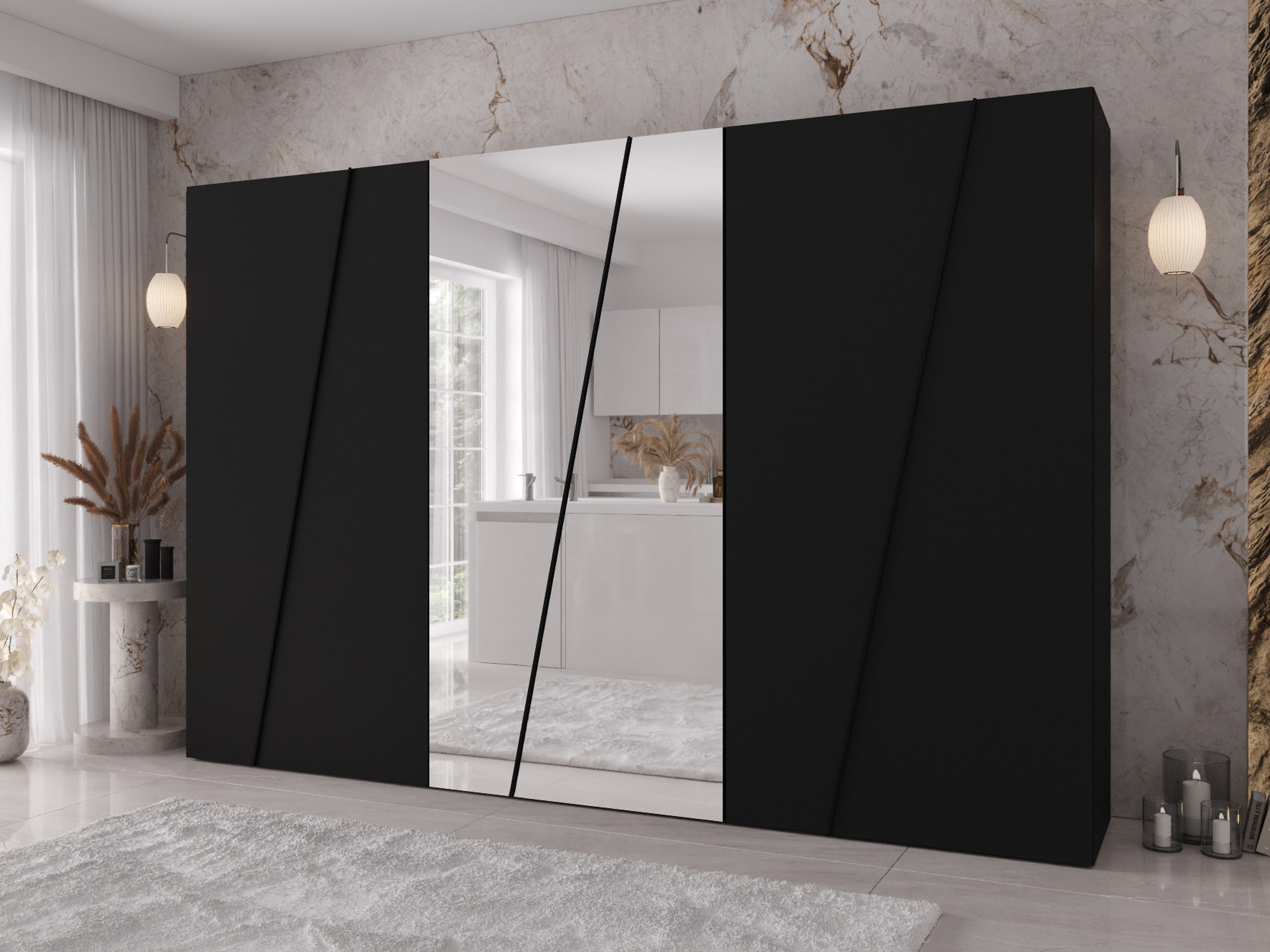 Armoire Hartford 642 (Noir)