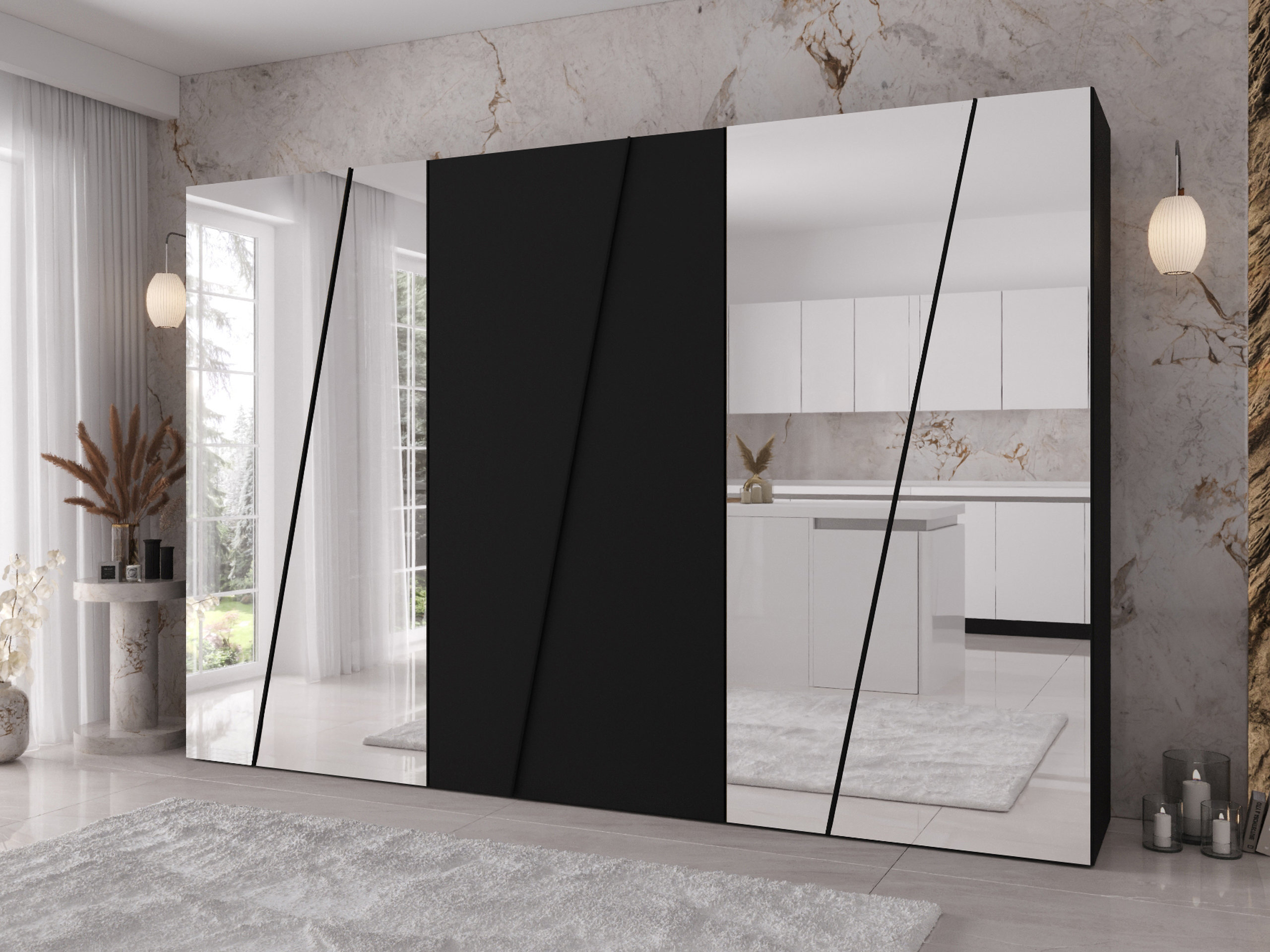 Armoire Hartford 643 (Noir)