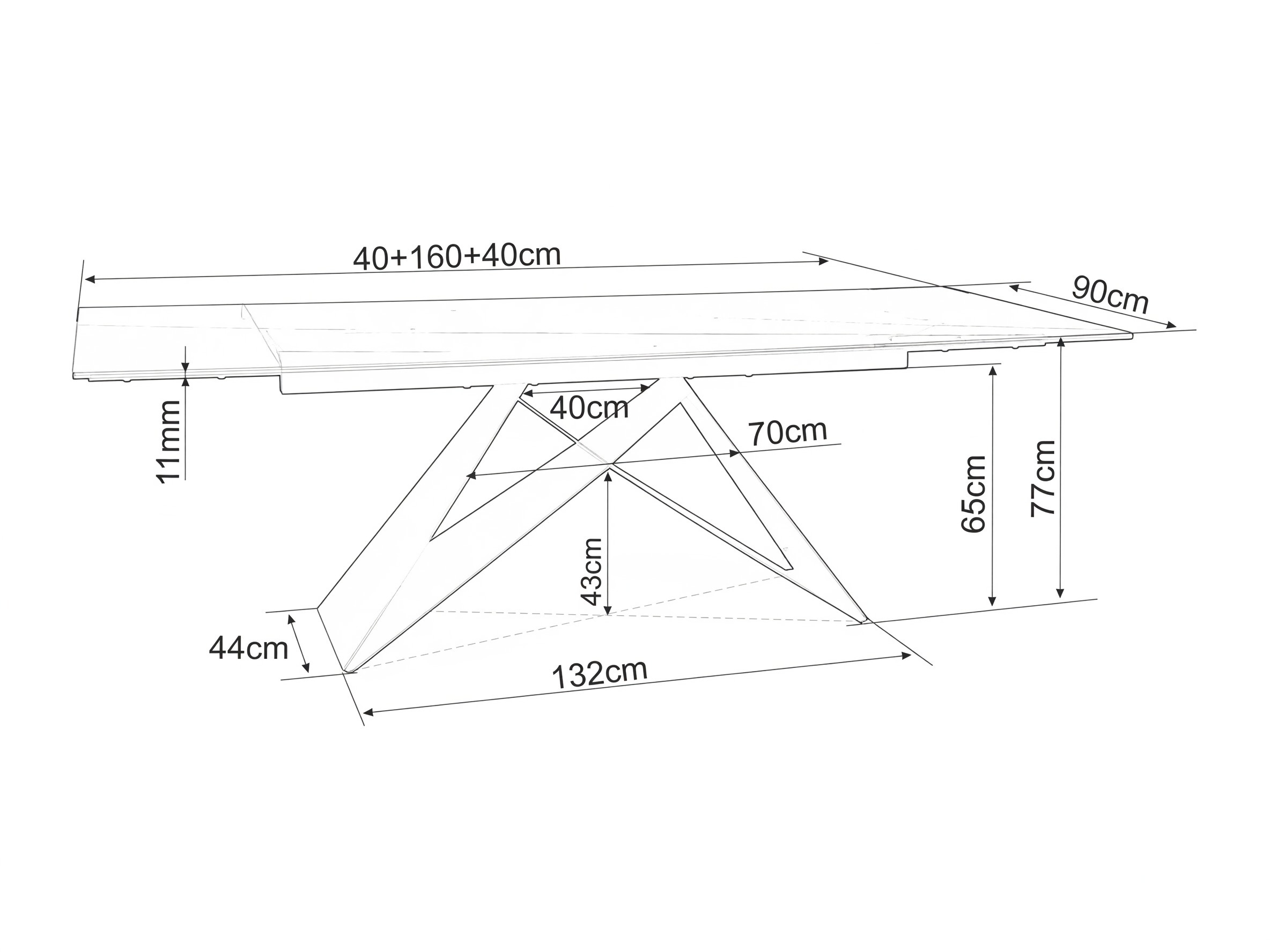 Table Detroit 980