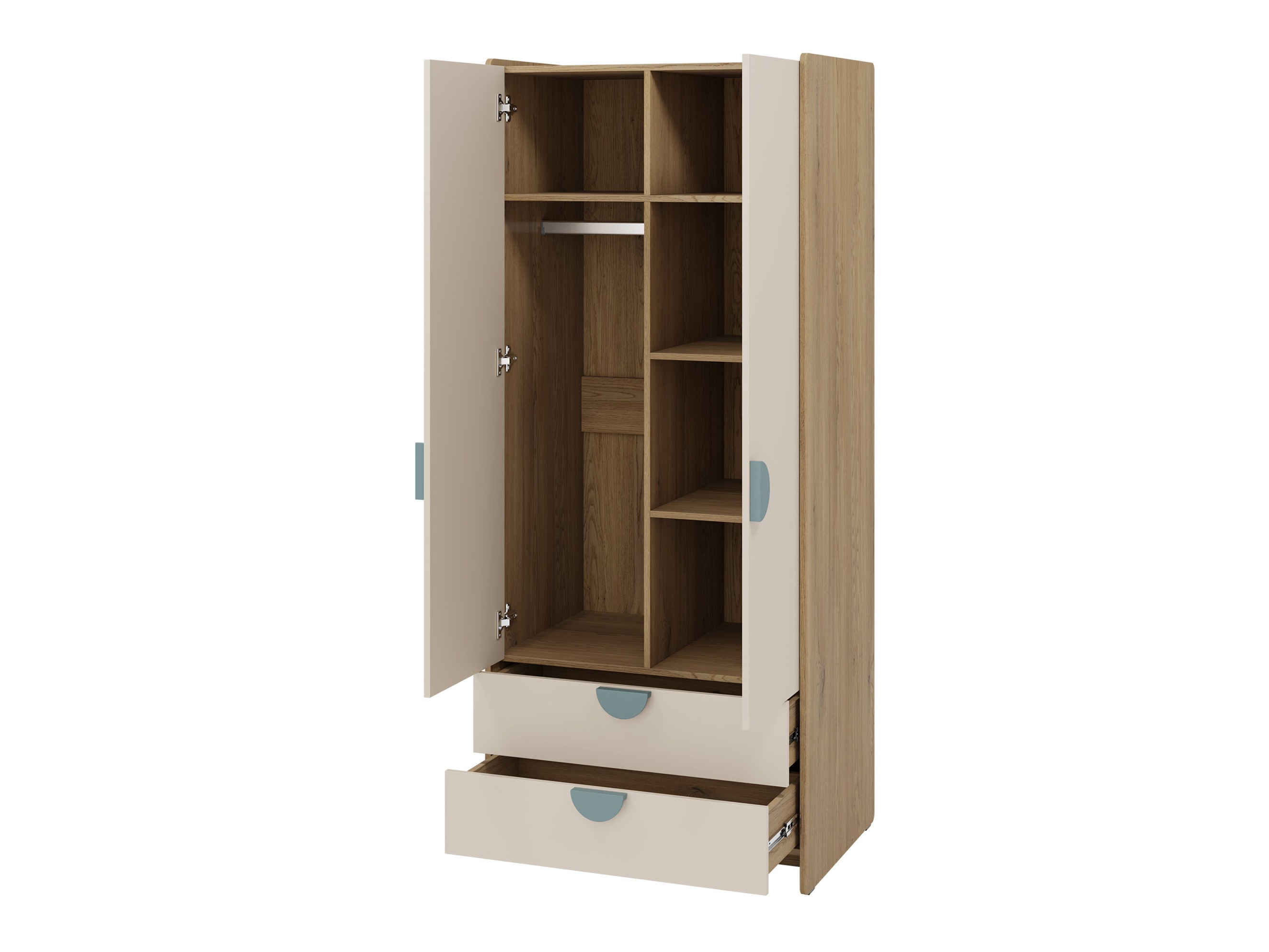 Armoire Fivelbi 101 (Bleu)