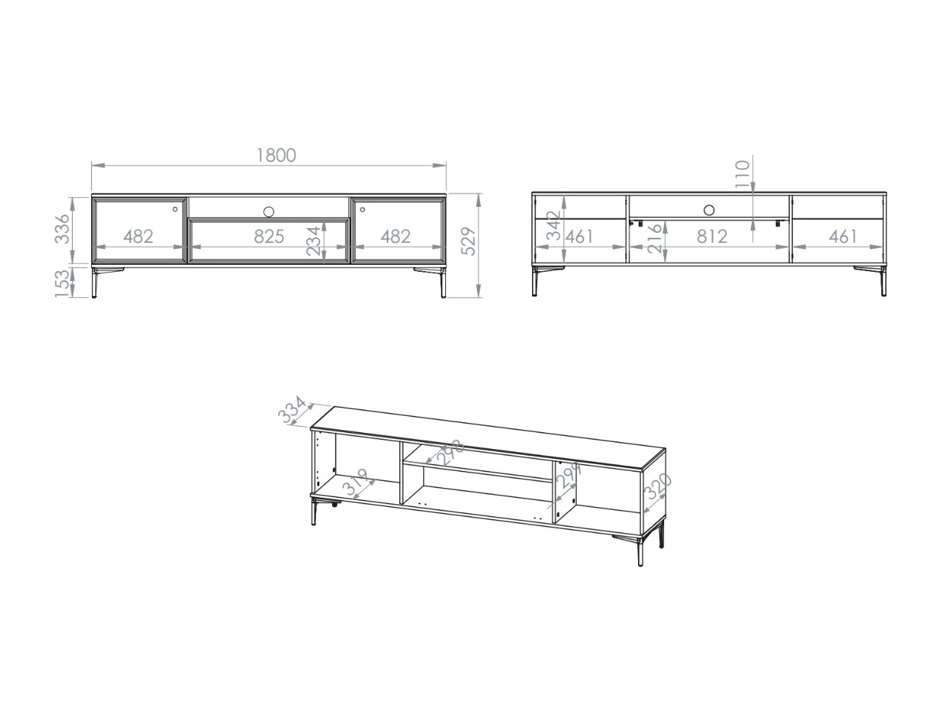 Meuble TV Cirnoli 101