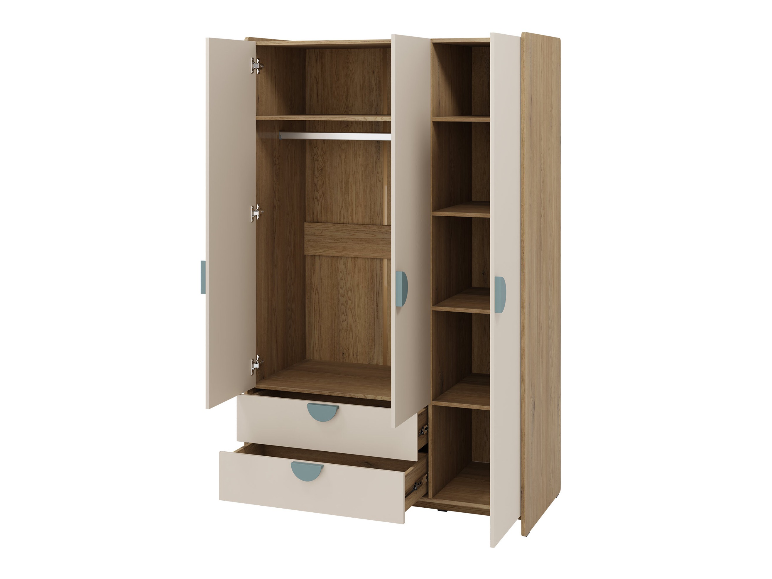 Chambre enfant complète Fivelbi 119 (Bleu)