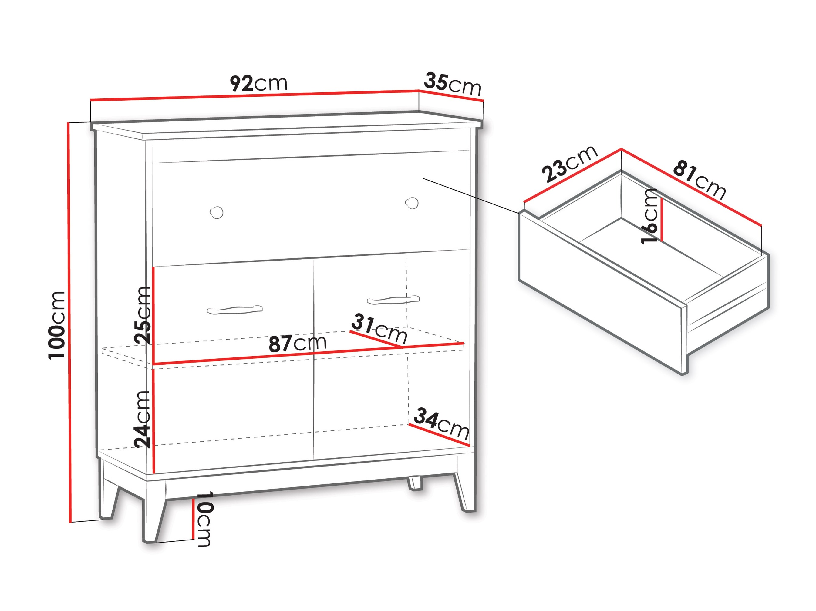 Commode Sonfera 118