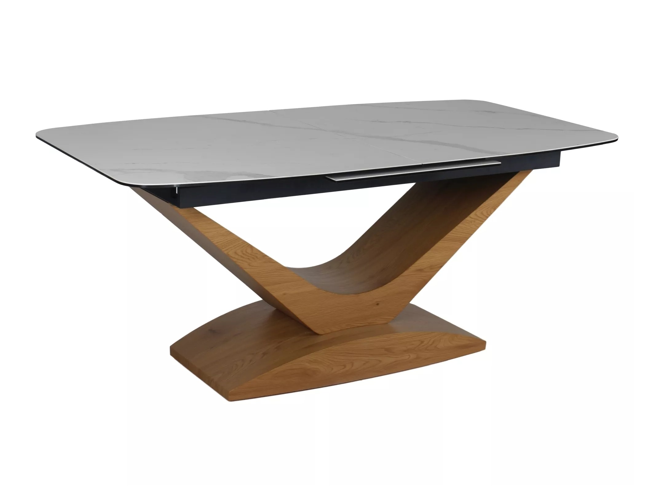 Table Detroit 1001 (Chêne + Marbre blanc)
