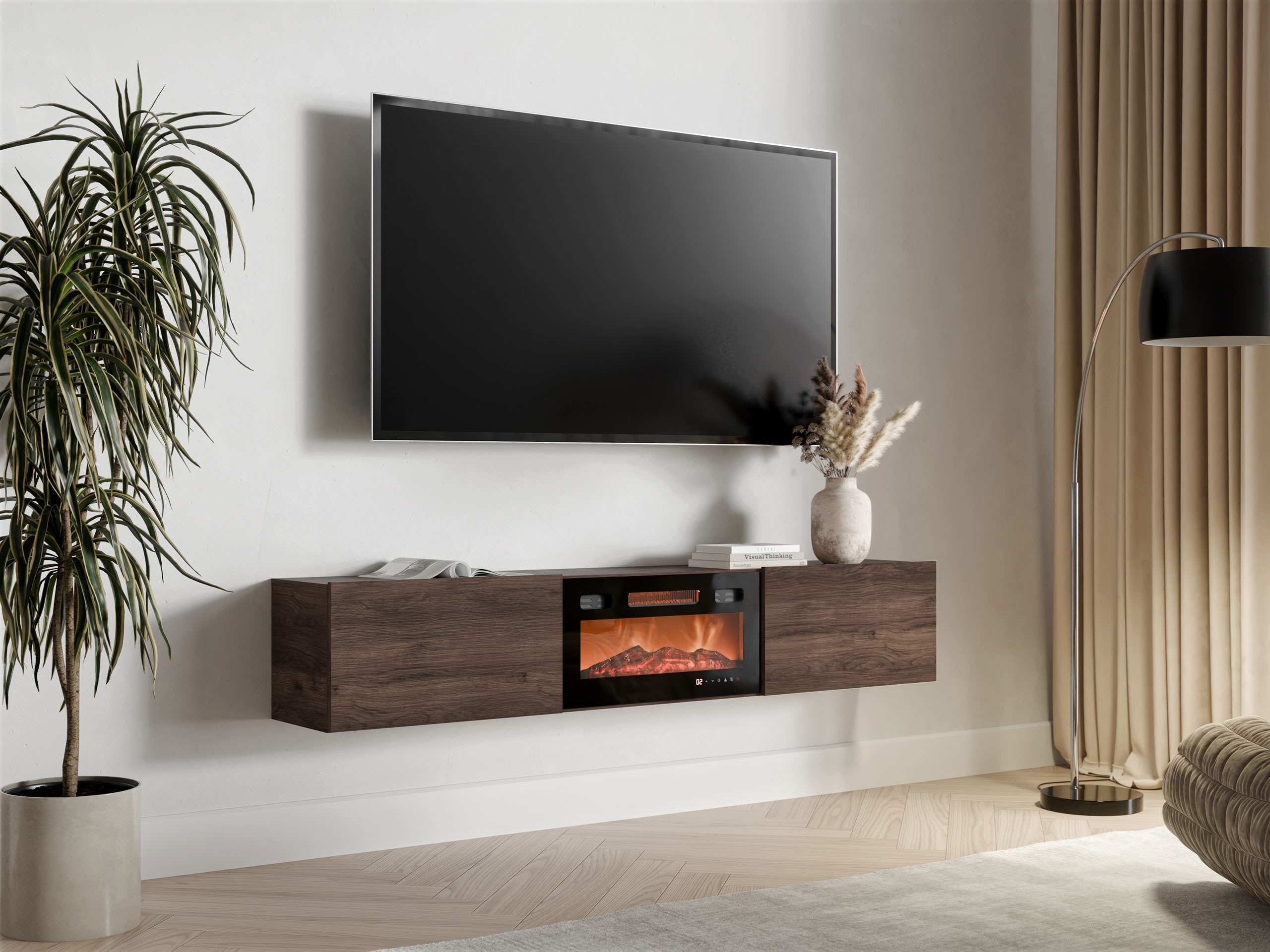 Meuble TV Donos III (Noyer)
