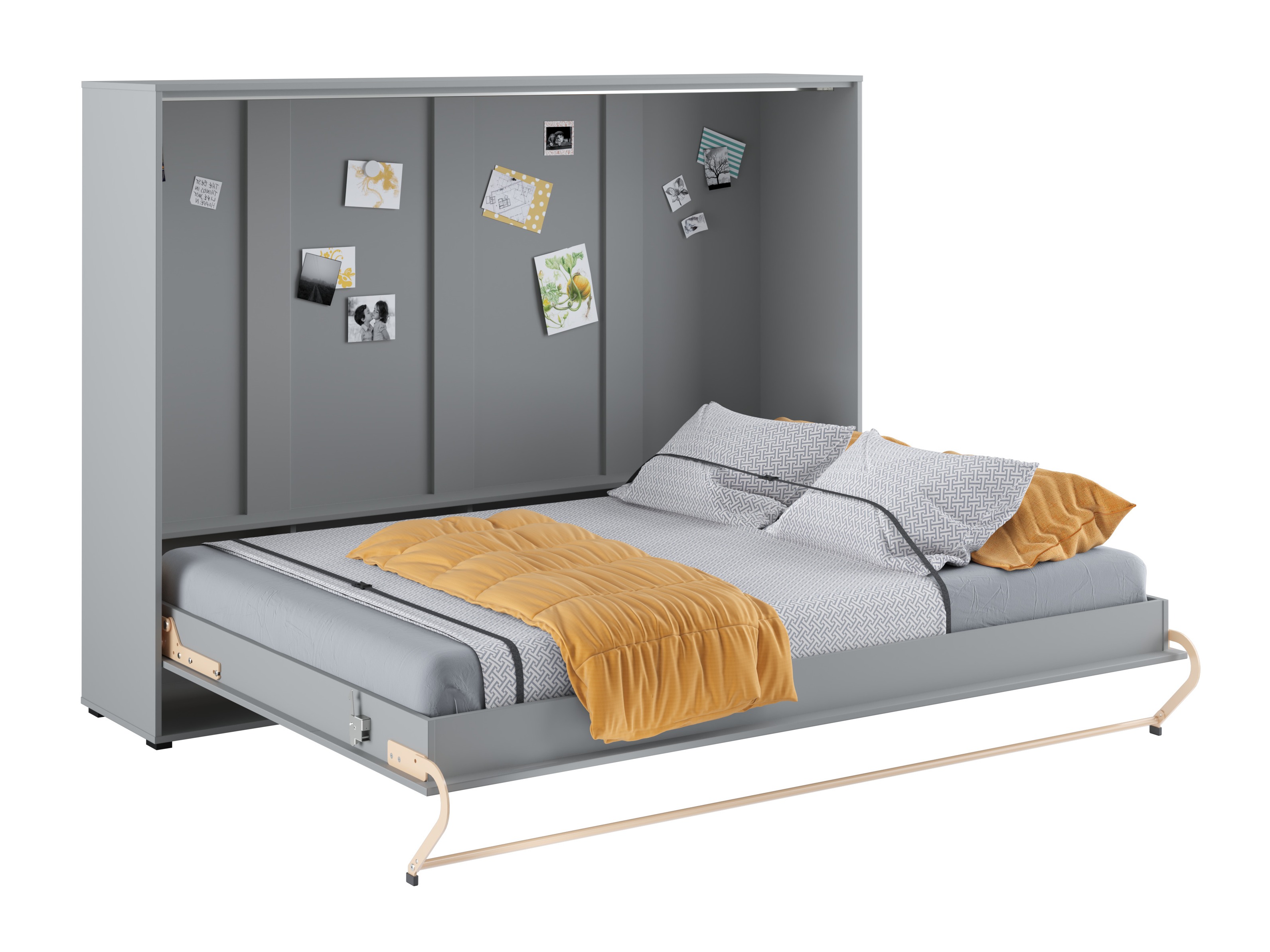 Lit escamotable Concept Pro Lenart IV (Gris)