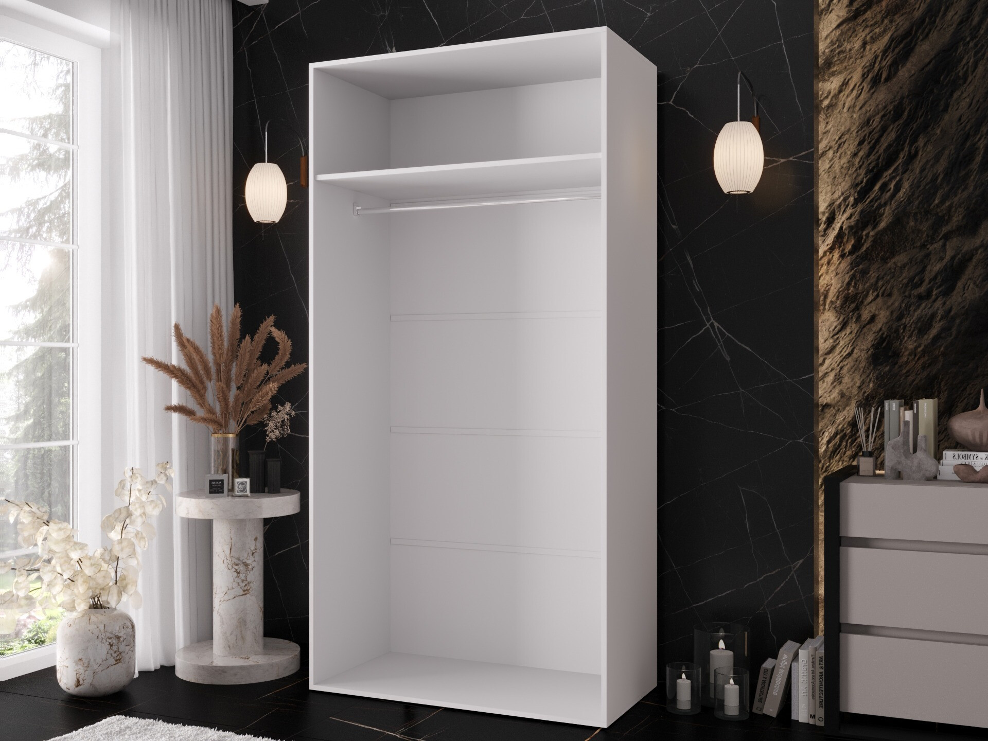 Armoire Hartford 633 (Blanc)