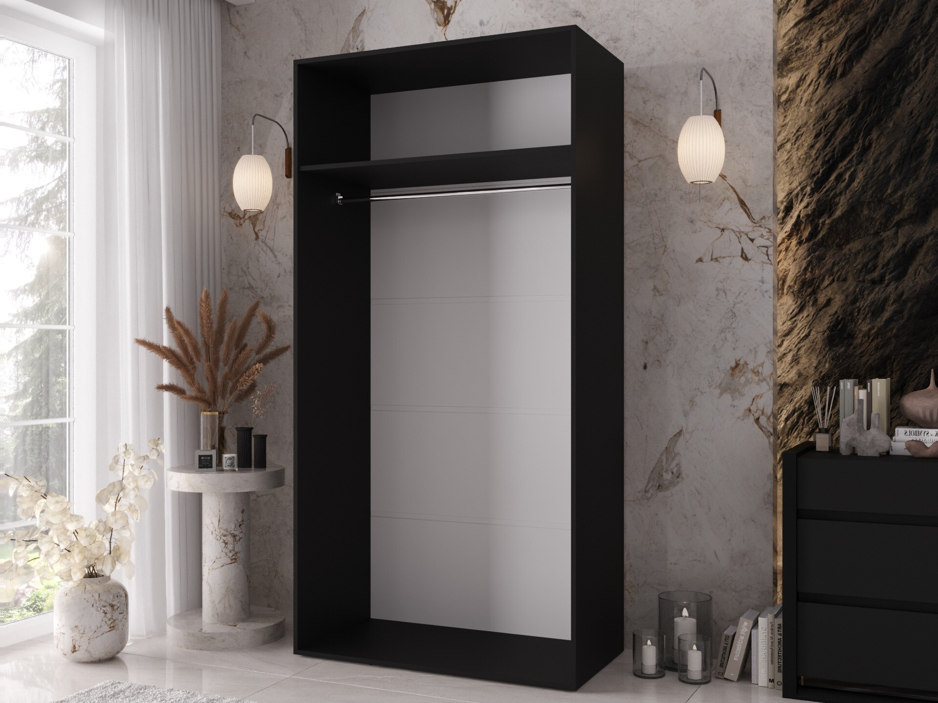 Armoire Hartford 634 (Noir)