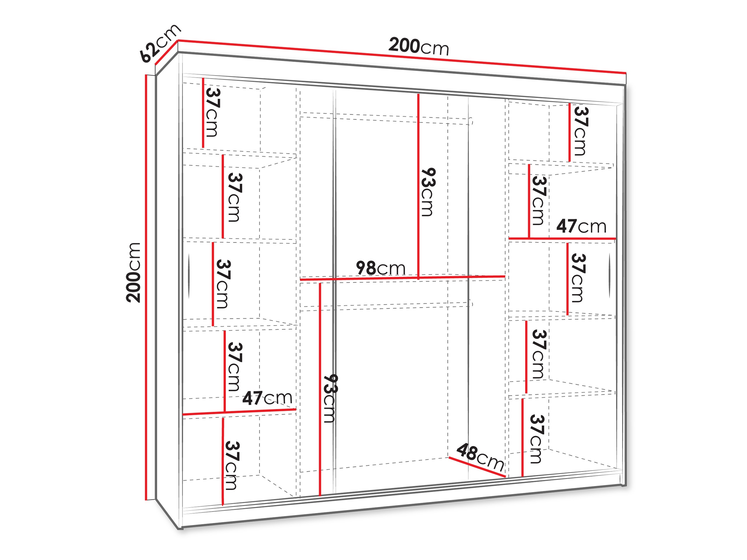 Armoire Hartford 499 (Noyer)
