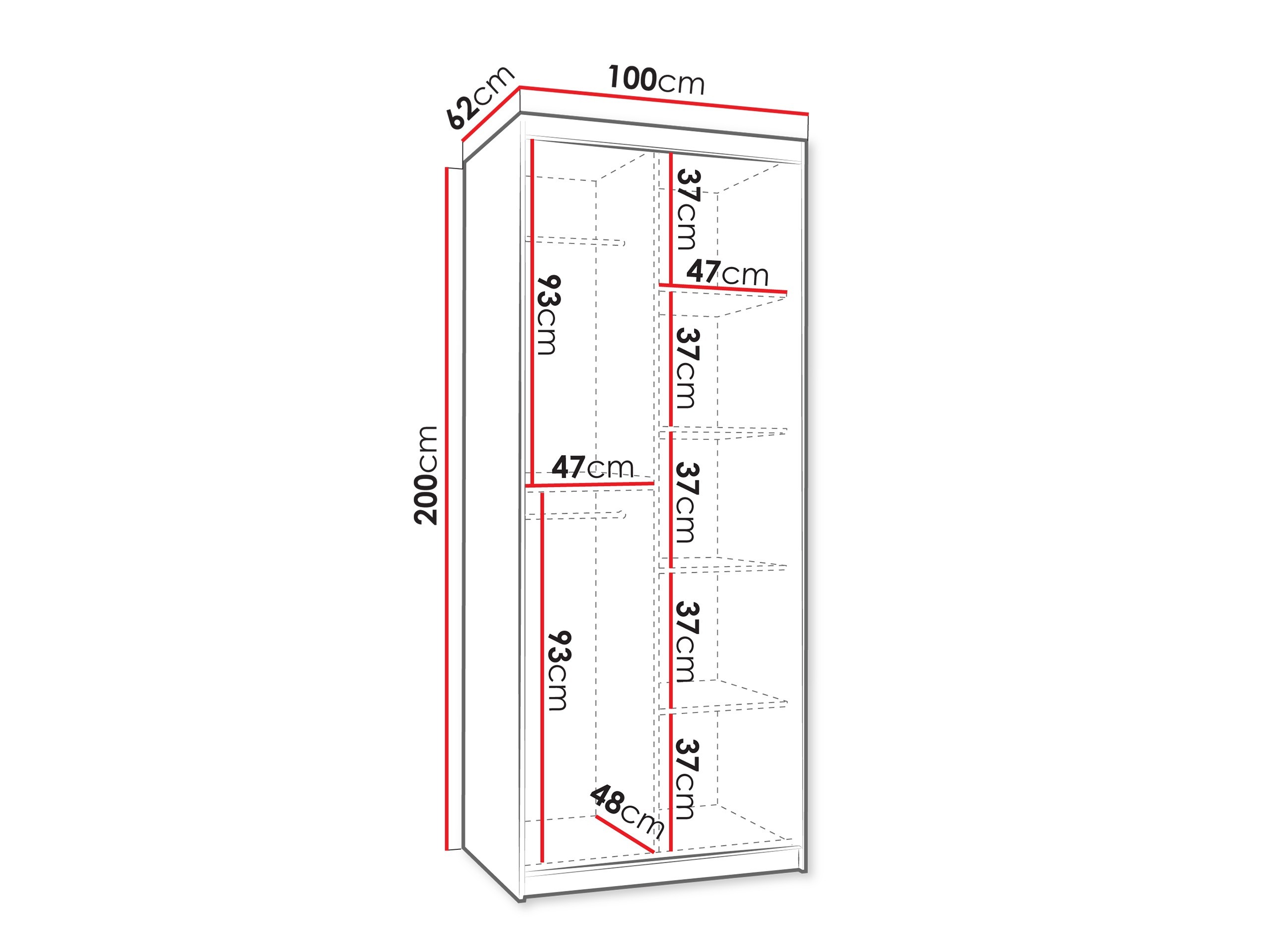 Armoire Hartford 505 (Cachemire)