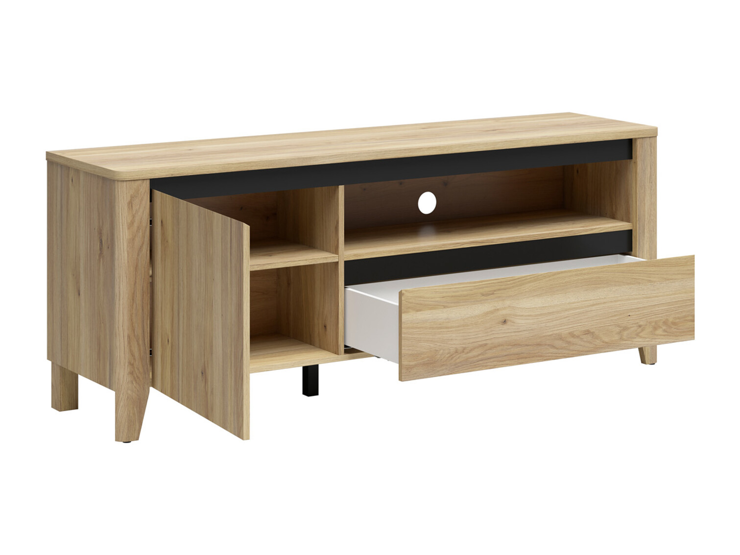Meuble TV Talduno 100 (Chêne clair)