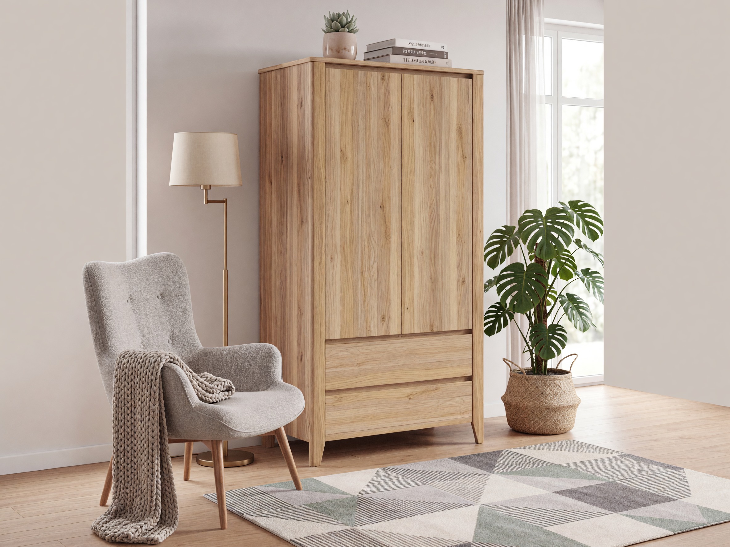 Armoire Talduno 103 (Chêne clair)