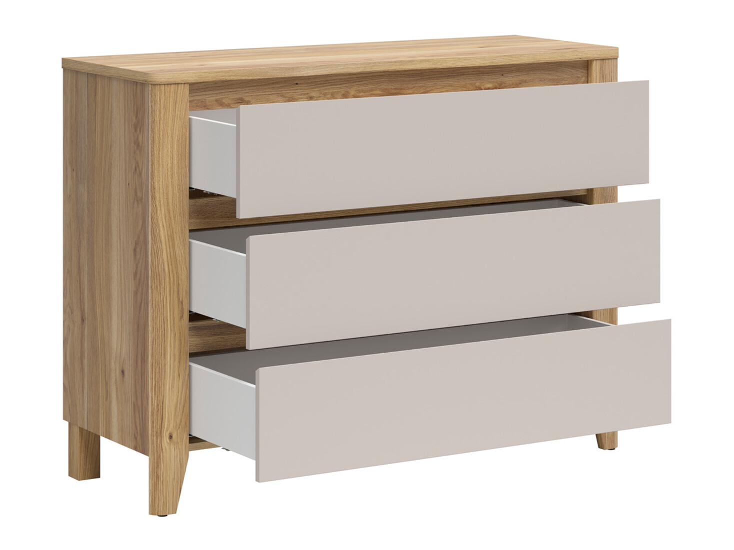 Commode Talduno 102 (Chêne clair + Cachemire)