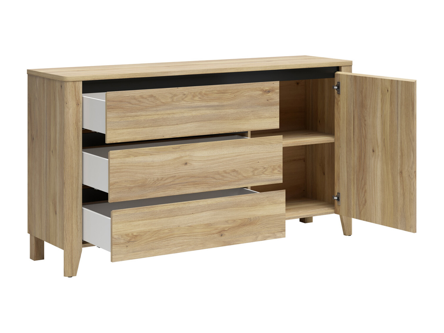 Commode Talduno 105 (Chêne clair)